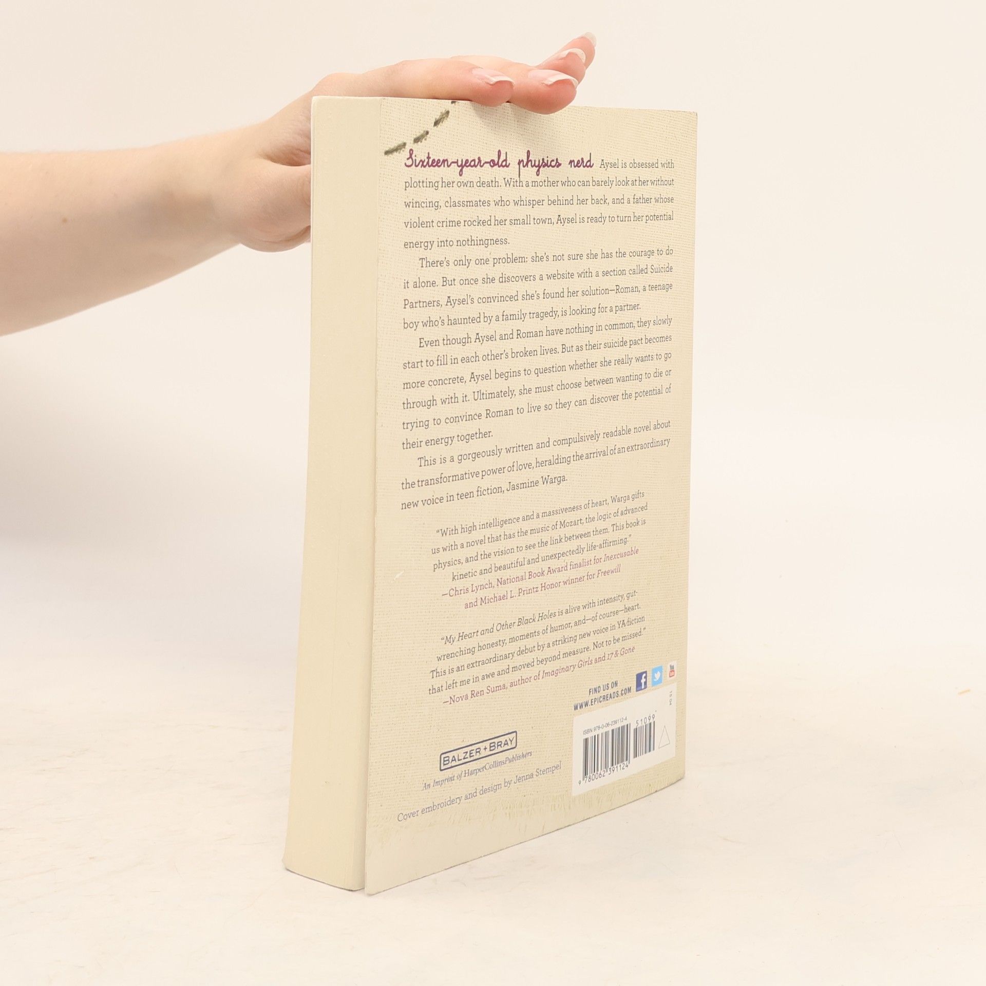 Jasmine Warga My Heart and Other Black Holes. Mein Herz und andere schwarze Löcher, englische Ausgabe