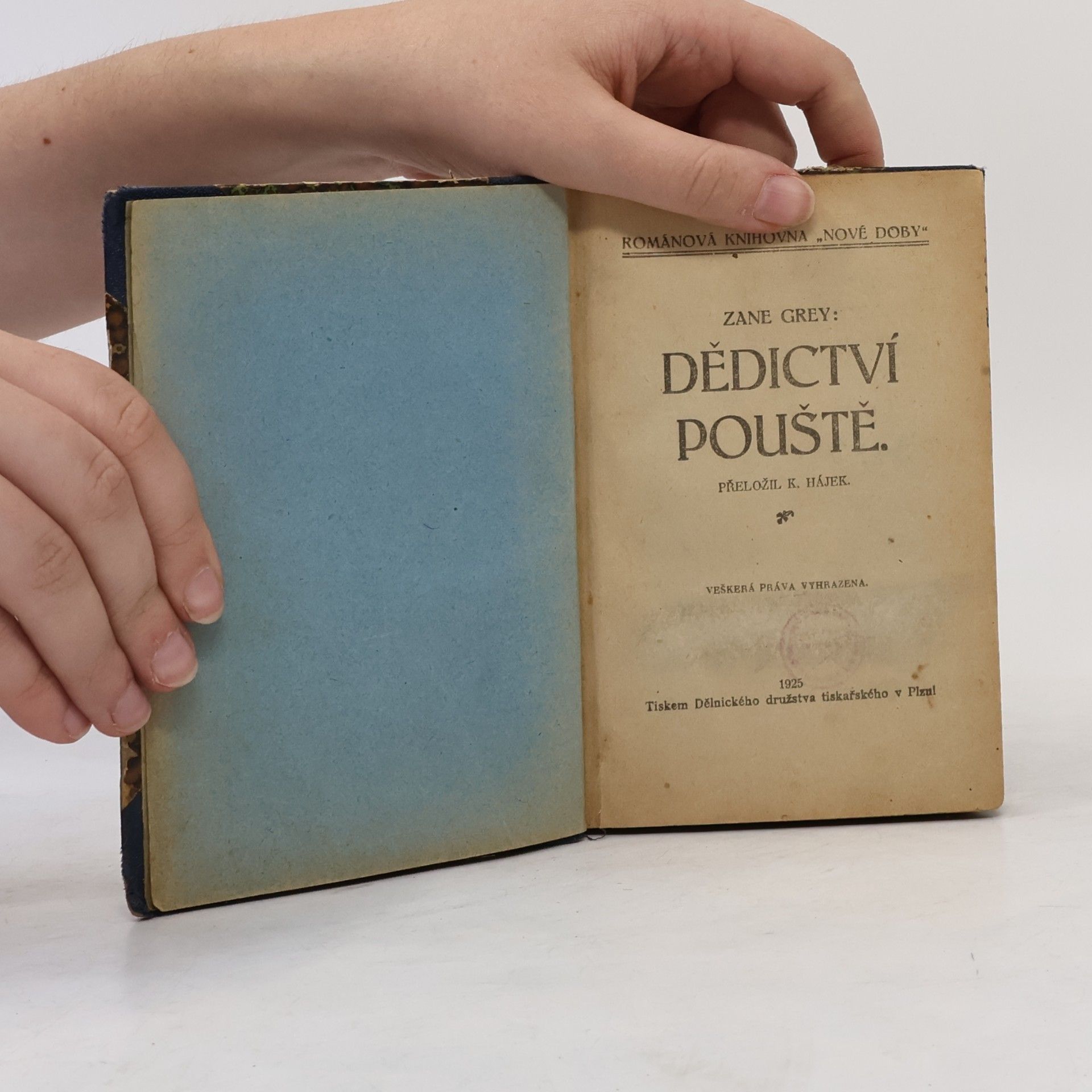 Zane Grey Dědictví pouště