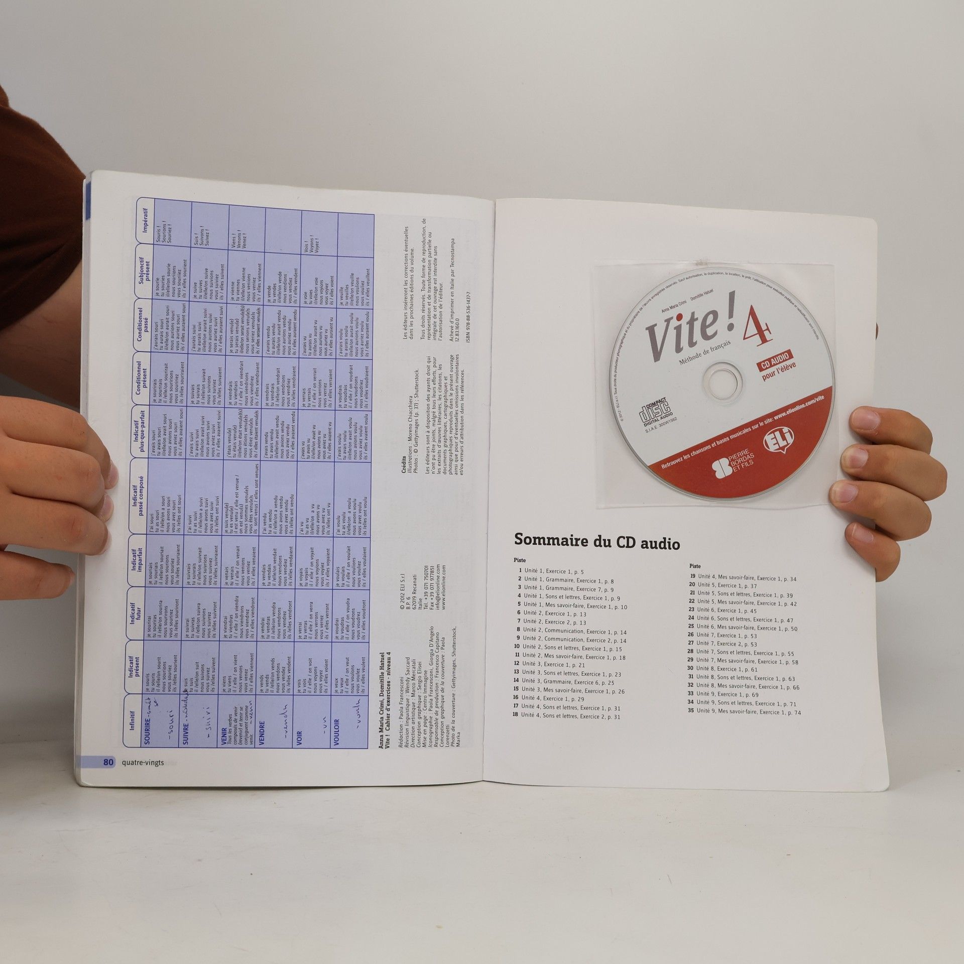 Anna Maria Crimi Vite! 4 : méthode de français. Cahier