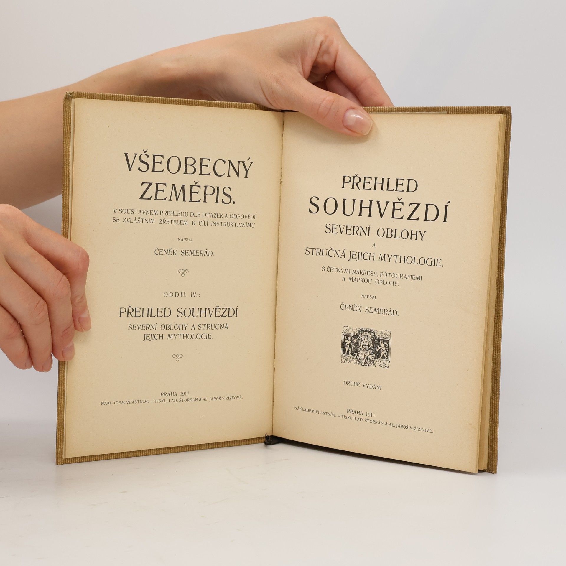 Čeněk Semerád Přehled souhvězdí severní oblohy a stručná jejich mythologie