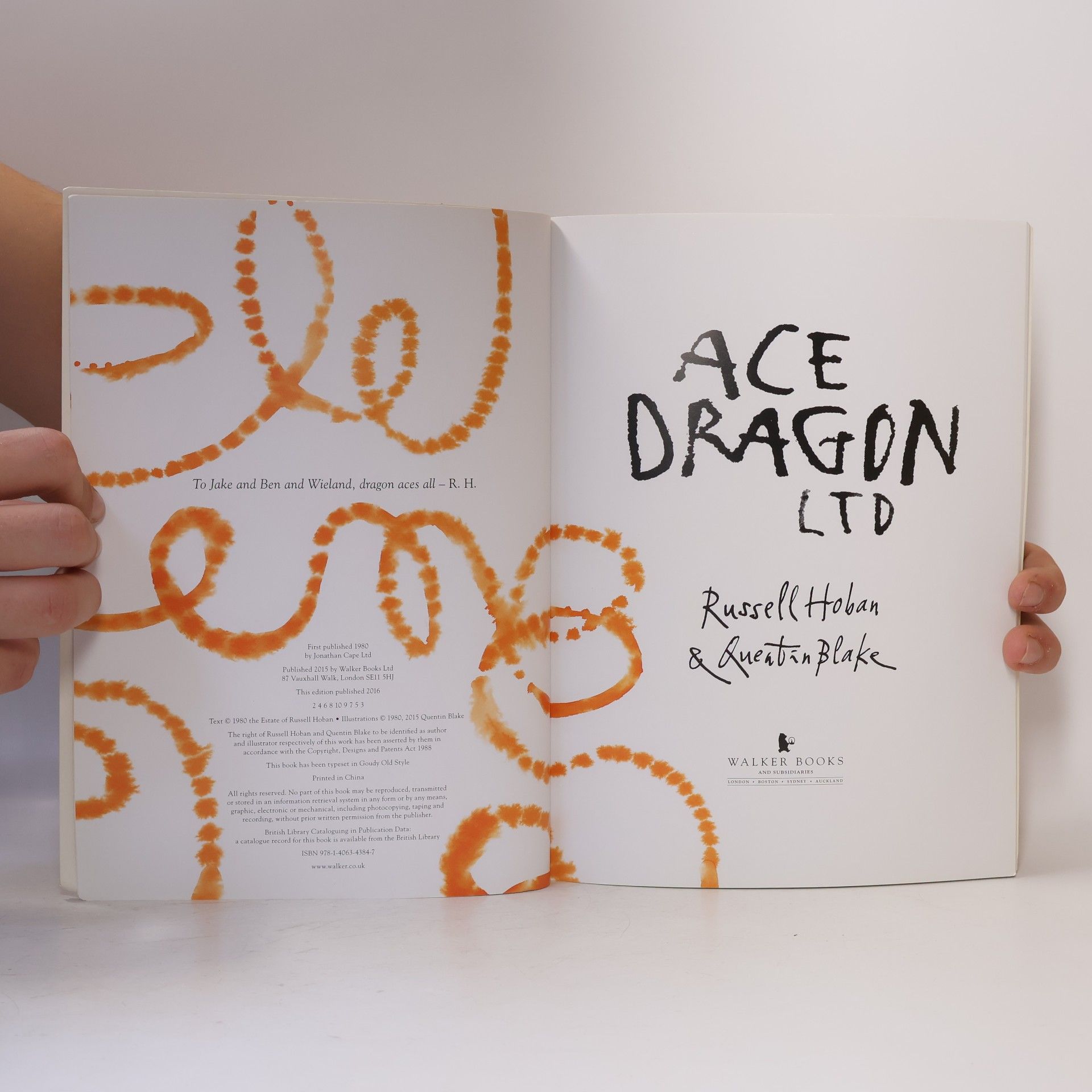 Russell Hoban Ace Dragon Ltd