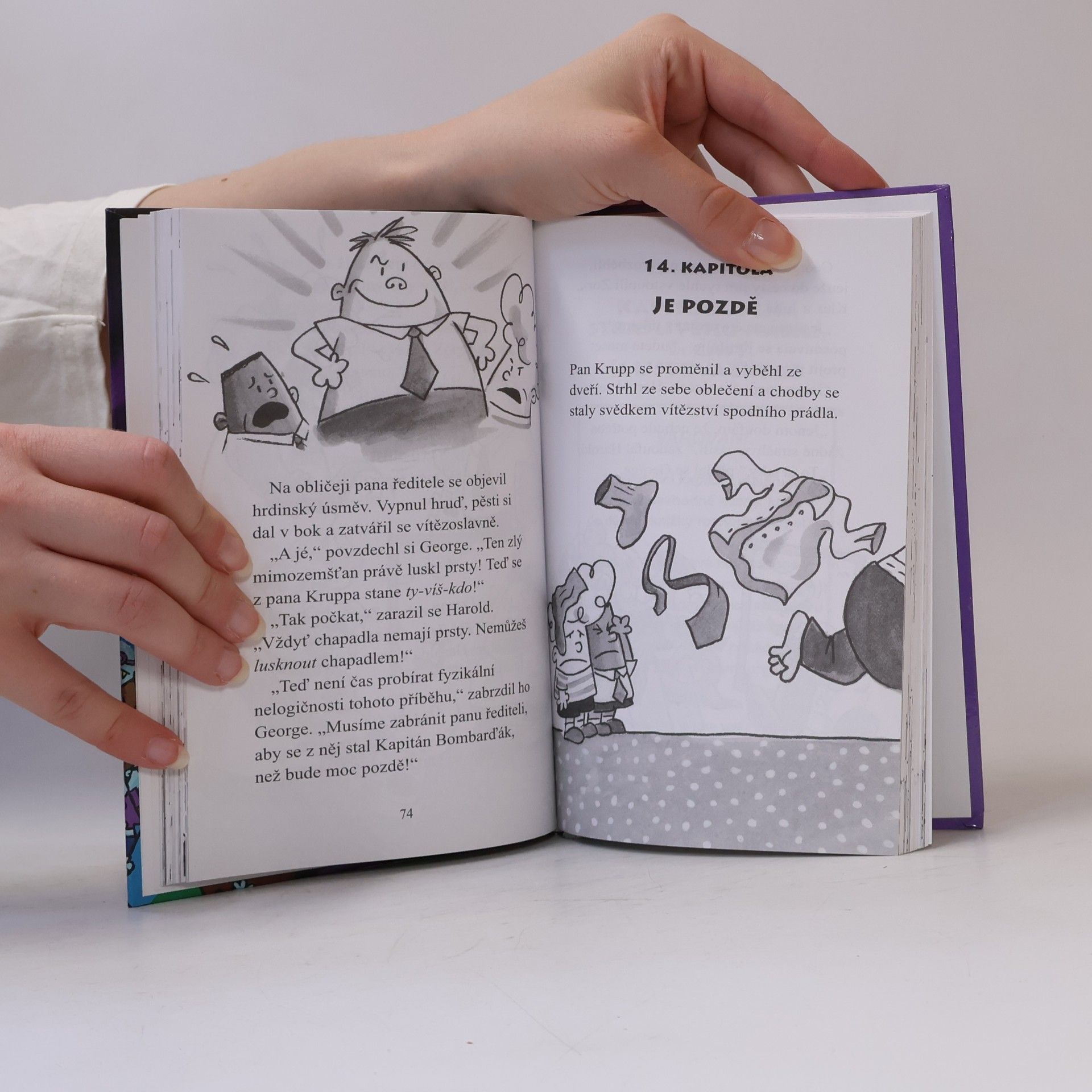 Dav Pilkey Kapitán Bombarďák a invaze neuvěřitelně zlých mimozemských kuchařek (a následný útok úplně stejně zlých nemrtvých šprtů)