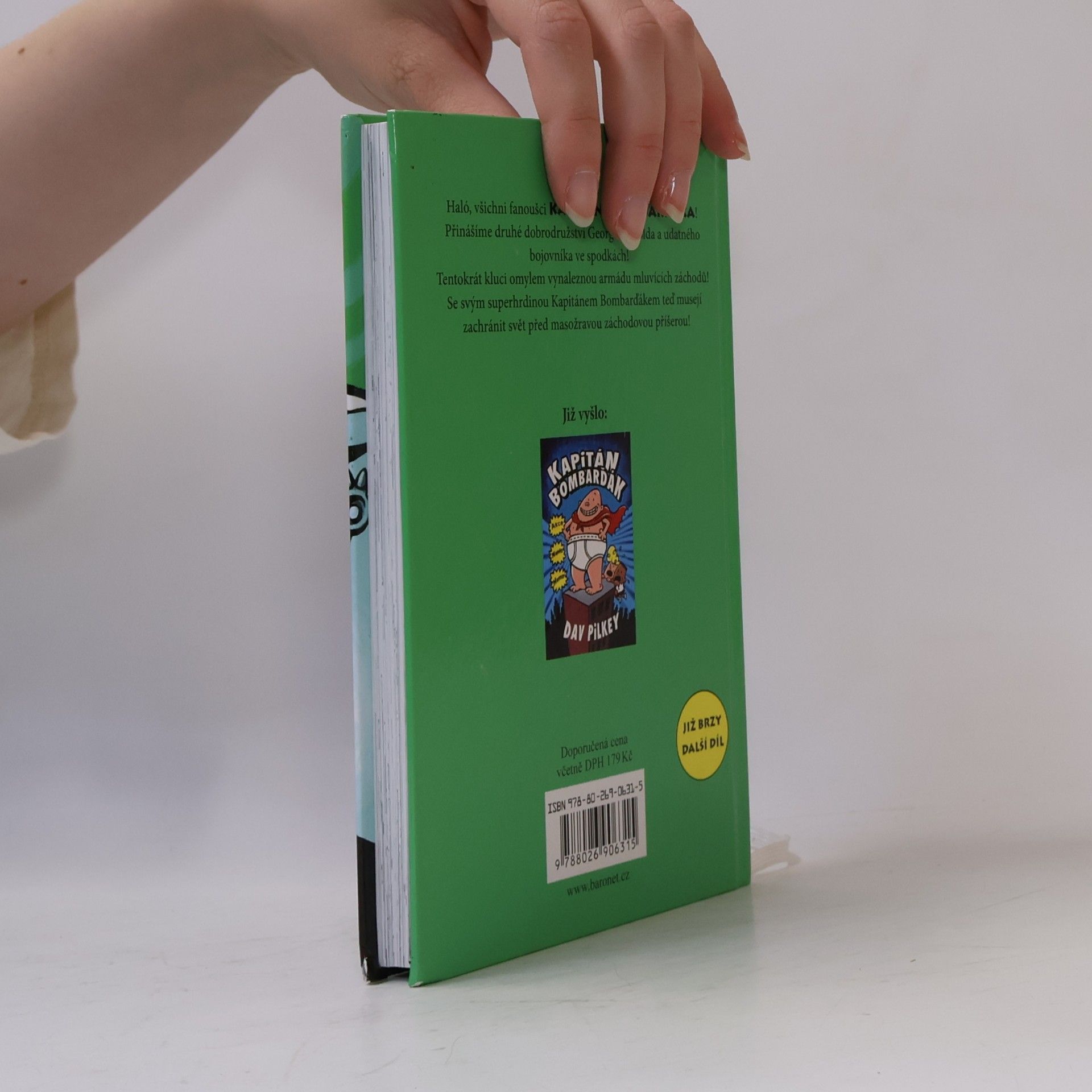 Dav Pilkey Kapitán Bombarďák a útok mluvících záchodů