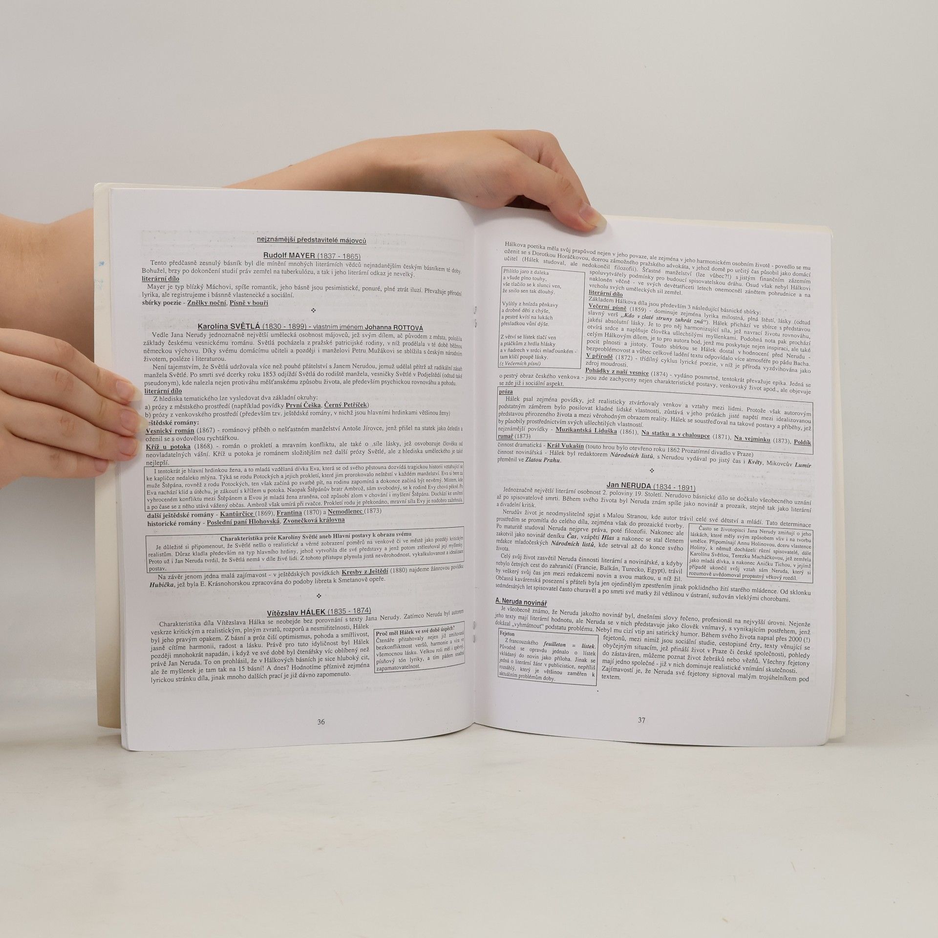 Vladimír Prokop Literatura 19. a počátku 20. století (od romantiků po buřiče)