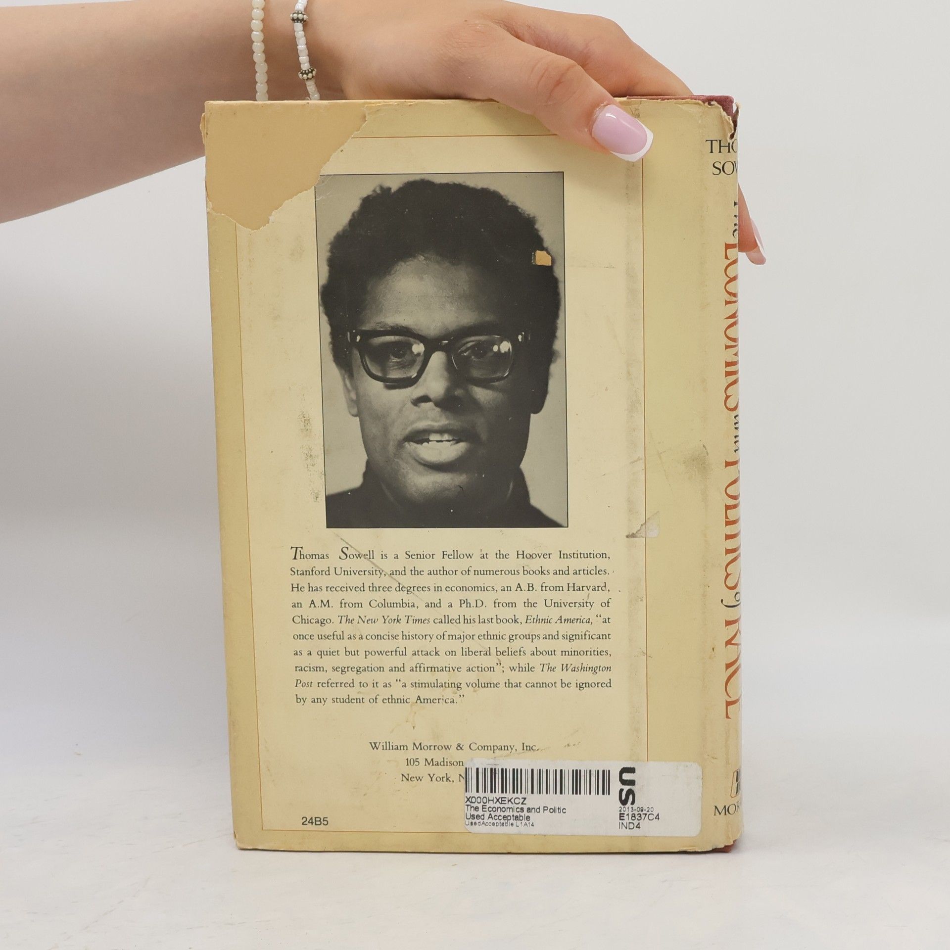 Thomas Sowell The Economics and Politics of Race