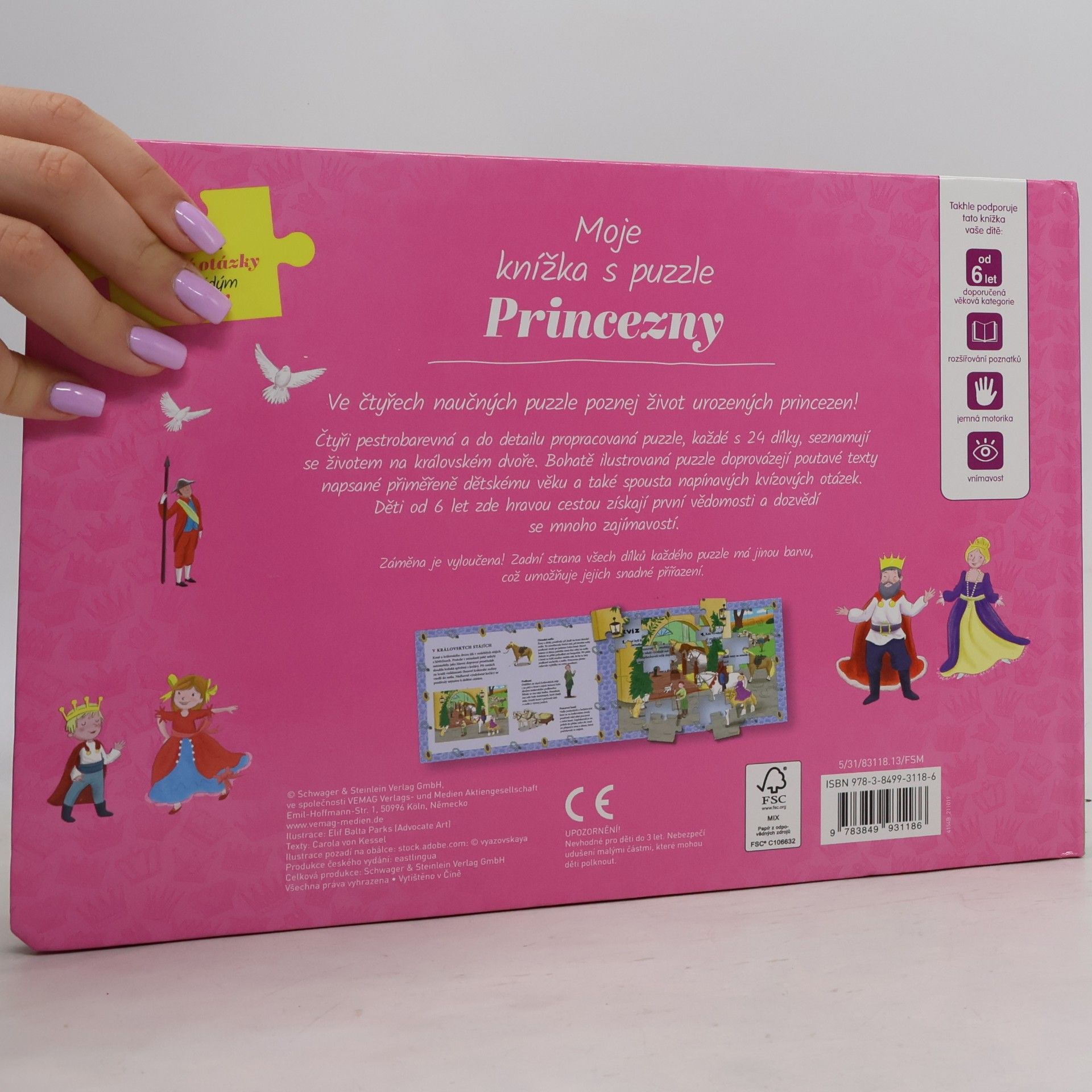 Carola von Kessel Moje knížka s puzzle. Princezny