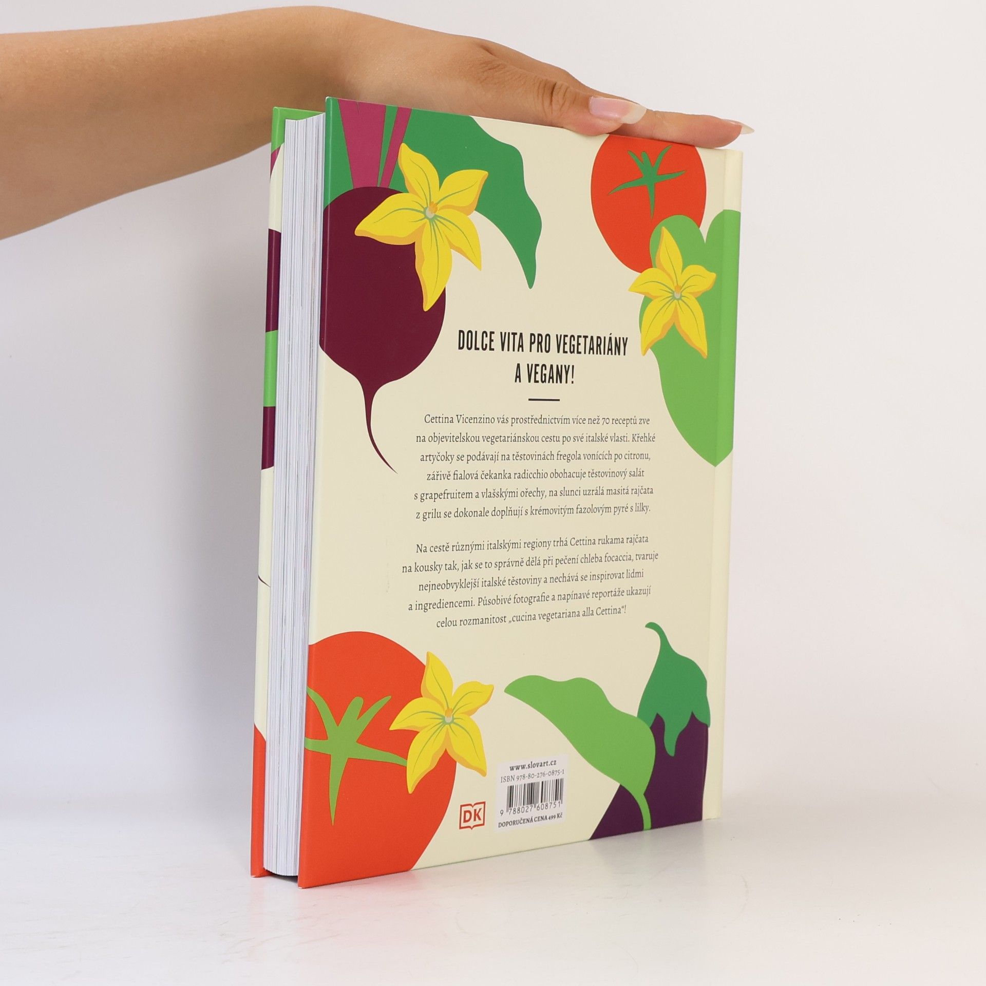Cettina Vicenzino Cucina vegetariana : vegetariánské recepty z Itálie