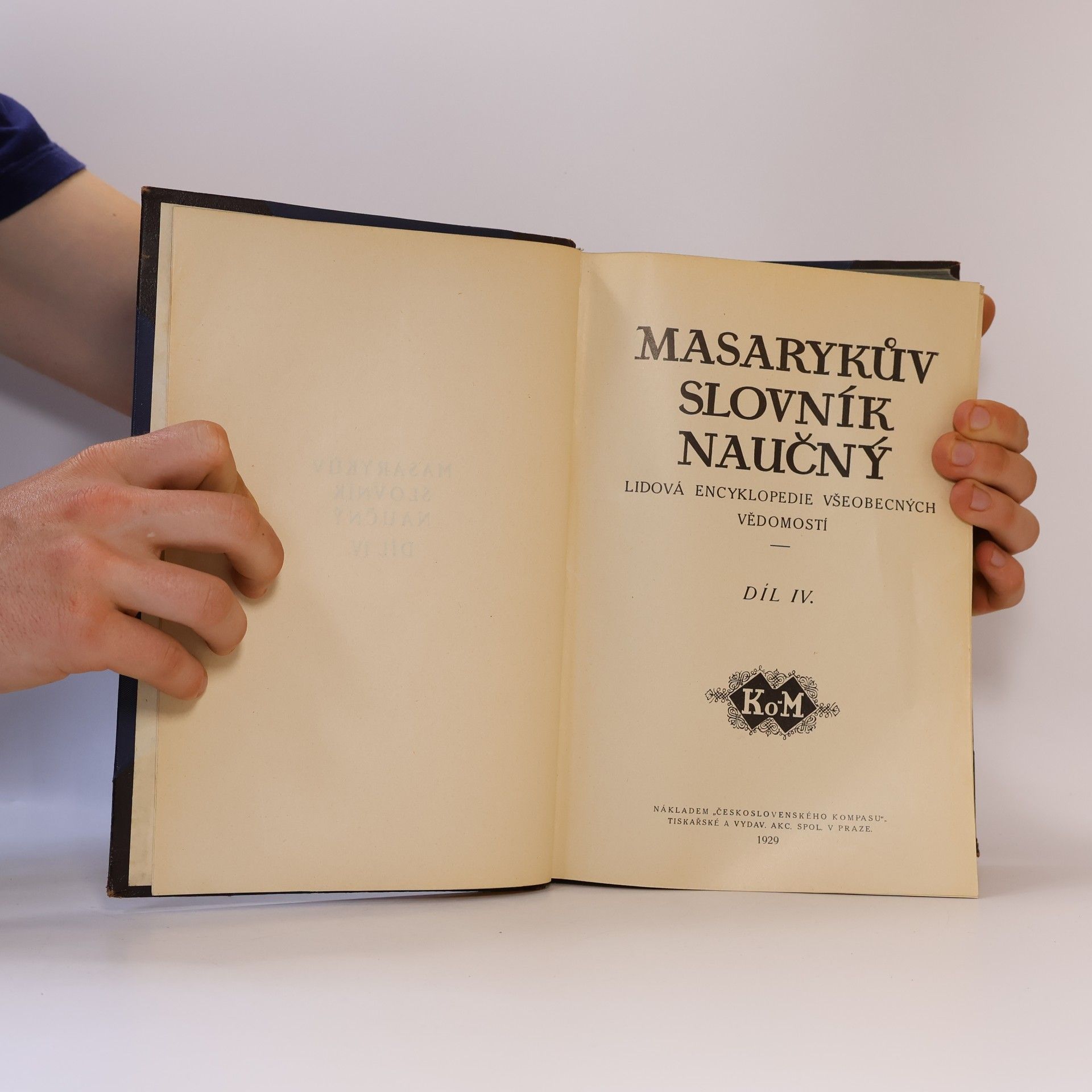 Kolektív autorov Masarykův slovník naučný Díl IV.