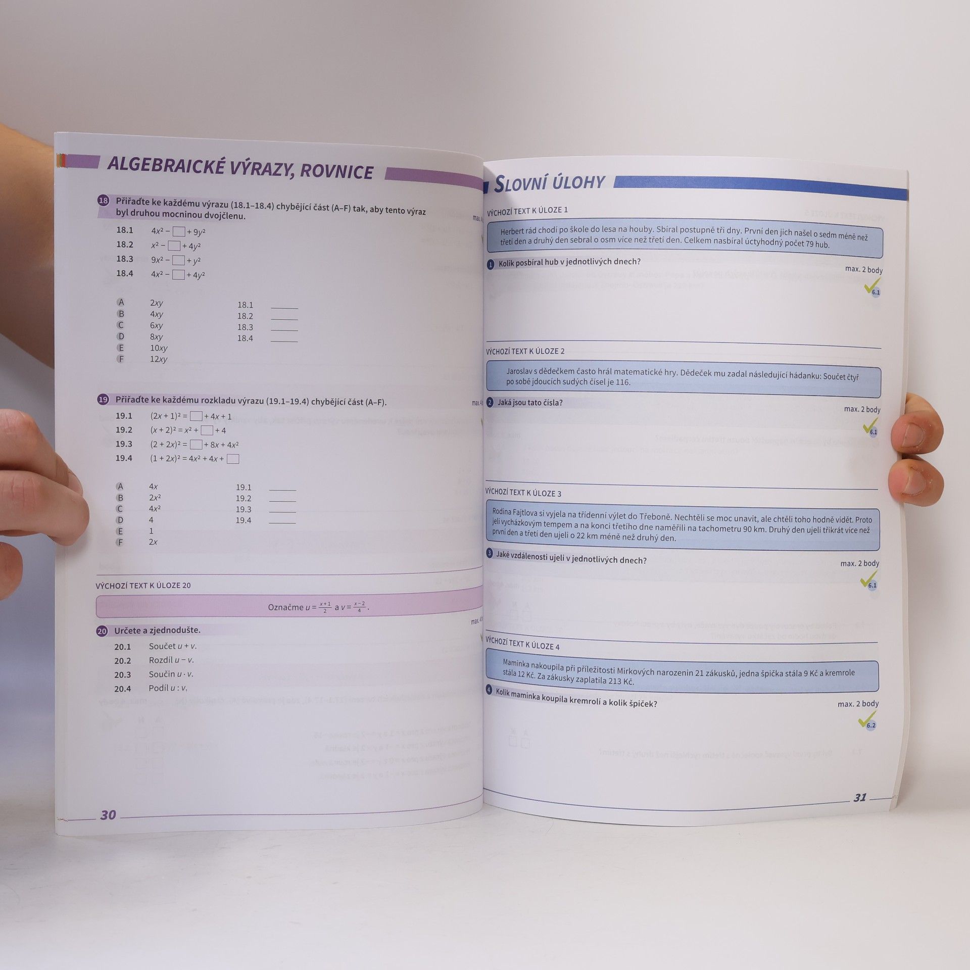 Various authors Přijímačky v pohodě : příprava na jednotné přijímací řízení SŠ. Matematika
