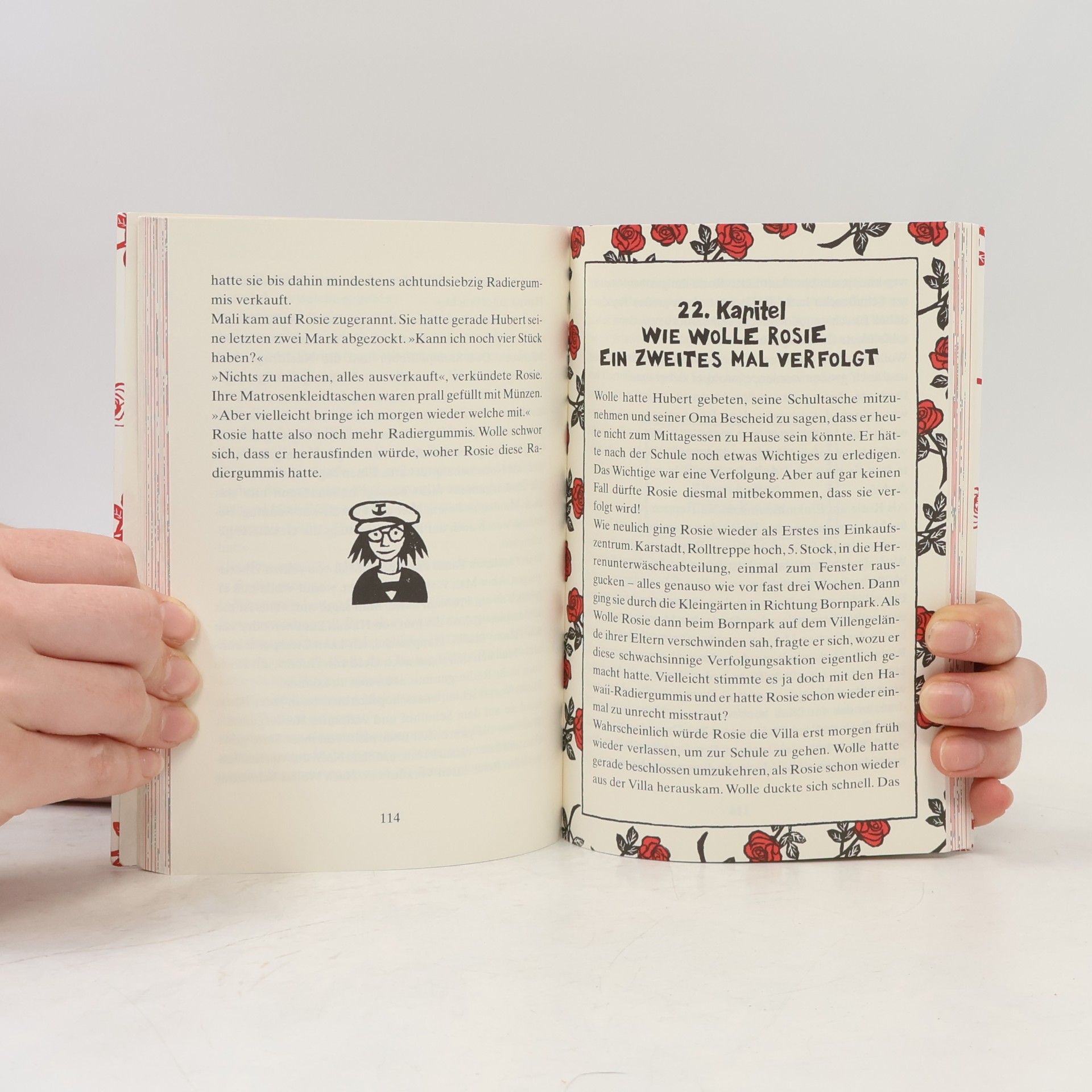 Simone Klages Rosies Entführung. Das Stempelbuch mit dem ersten und einzigen Radiergummikrimi