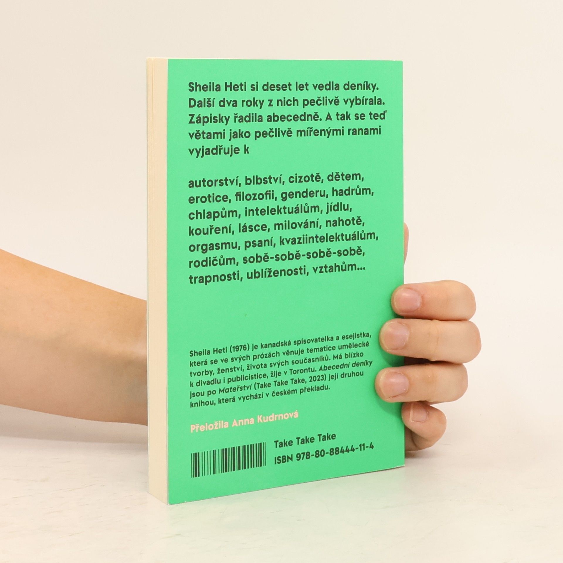 Sheila Heti Abecední deníky