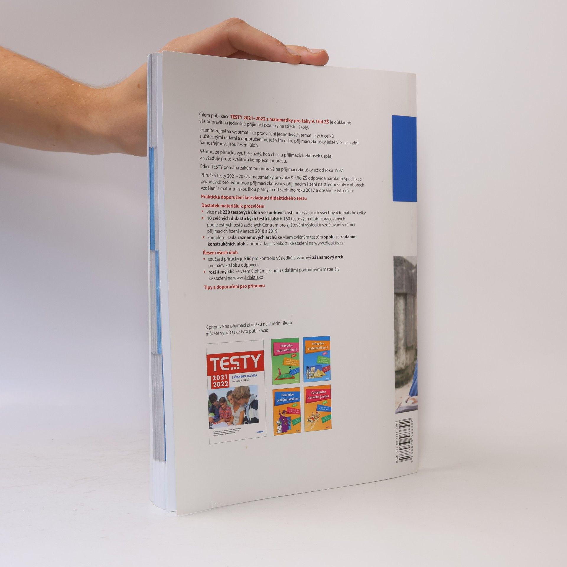 Various authors Testy z matematiky pro žáky 9. tříd ZŠ 2021/2022