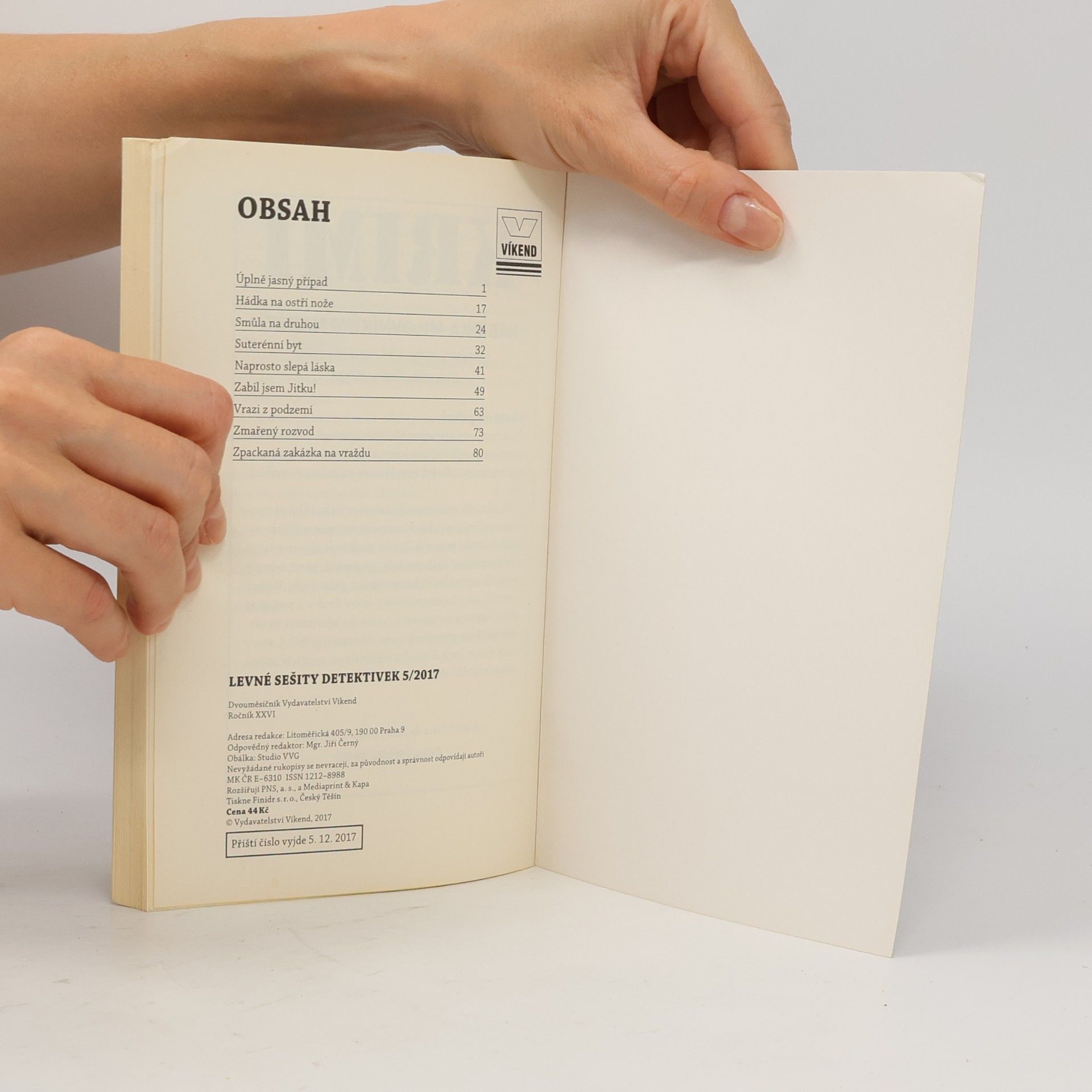 Various authors Levné sešity detektivek 5/2017. Naprosto slepá láska