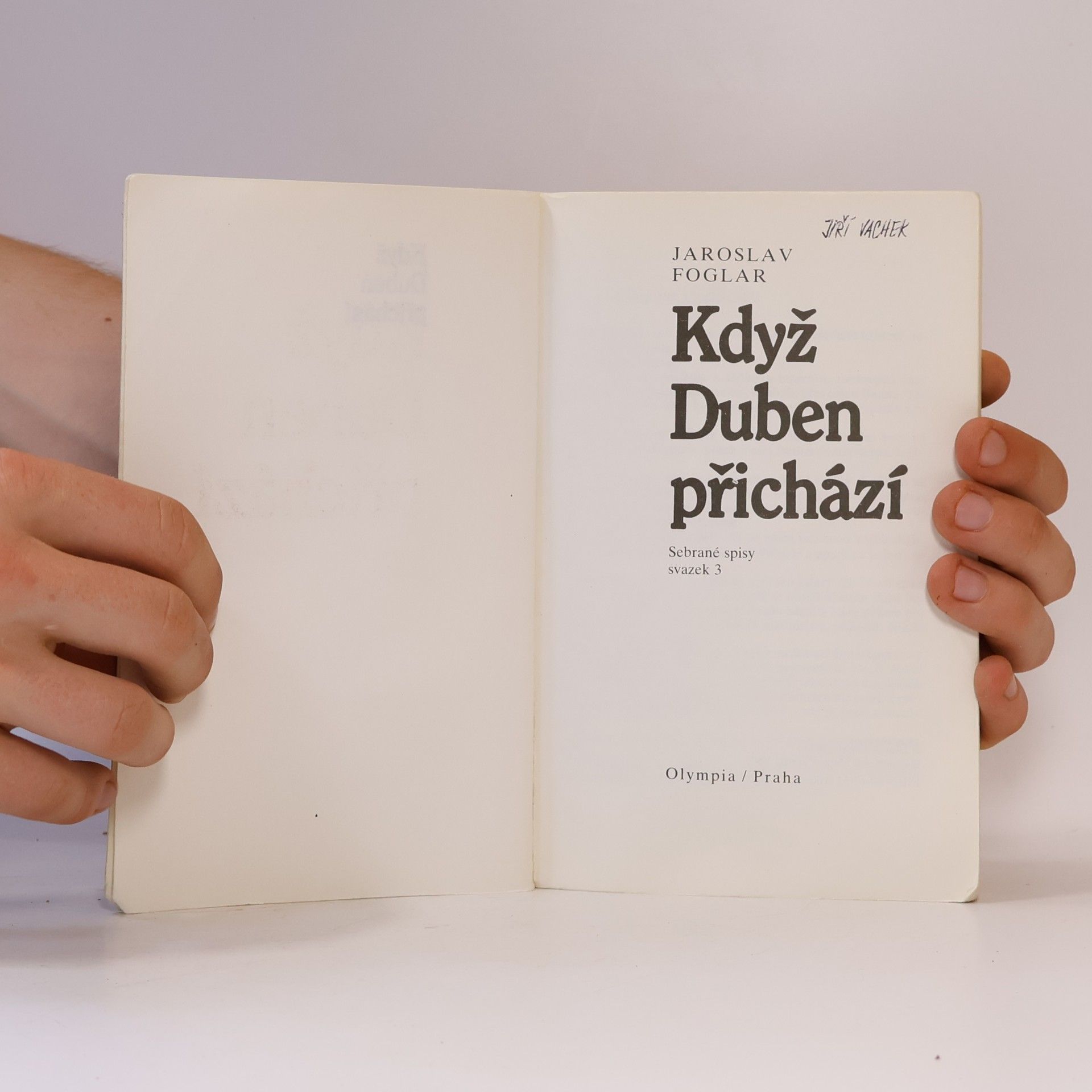Jaroslav Foglar Když duben přichází