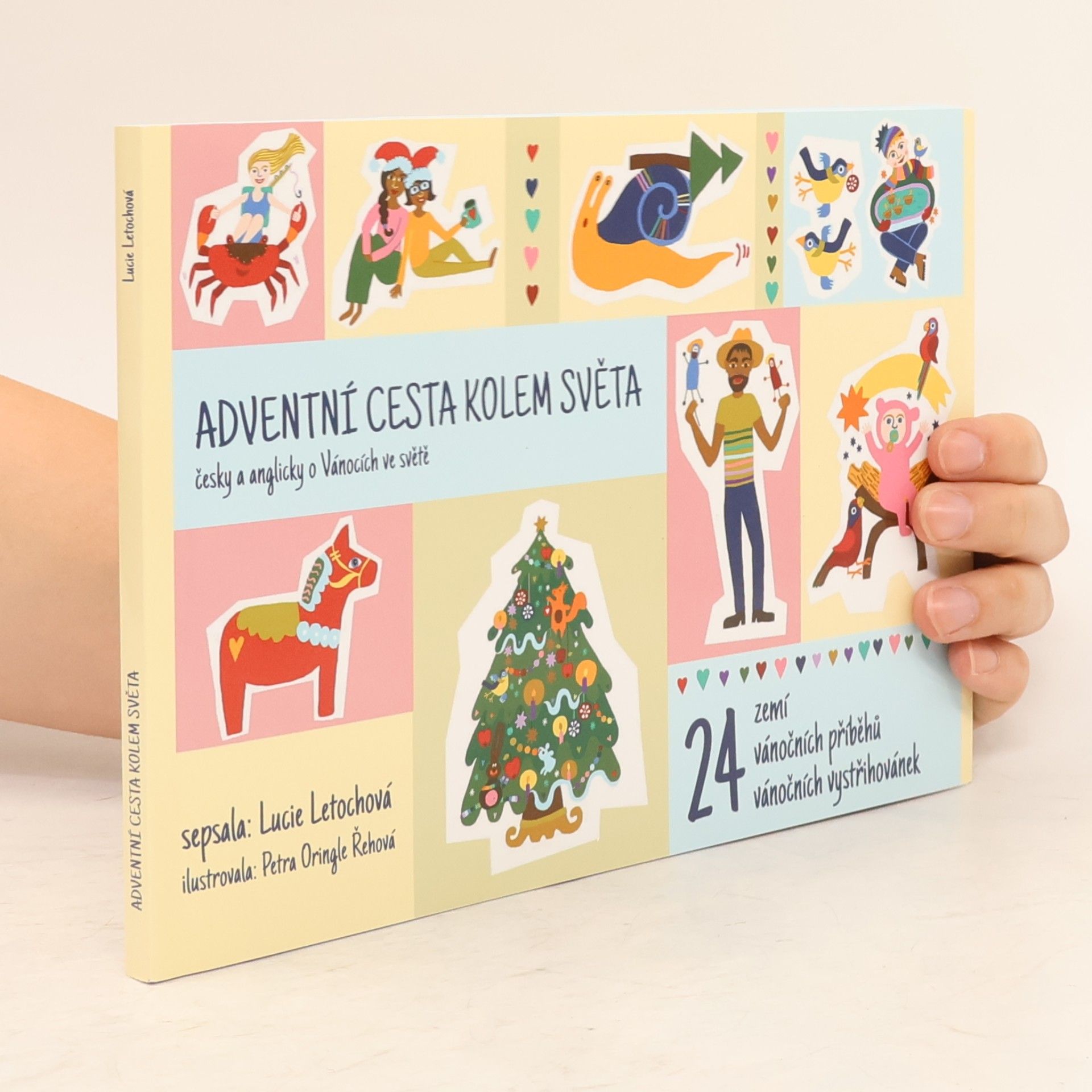 Adventní cesta kolem světa. česky a anglicky o Vánocích ve světě