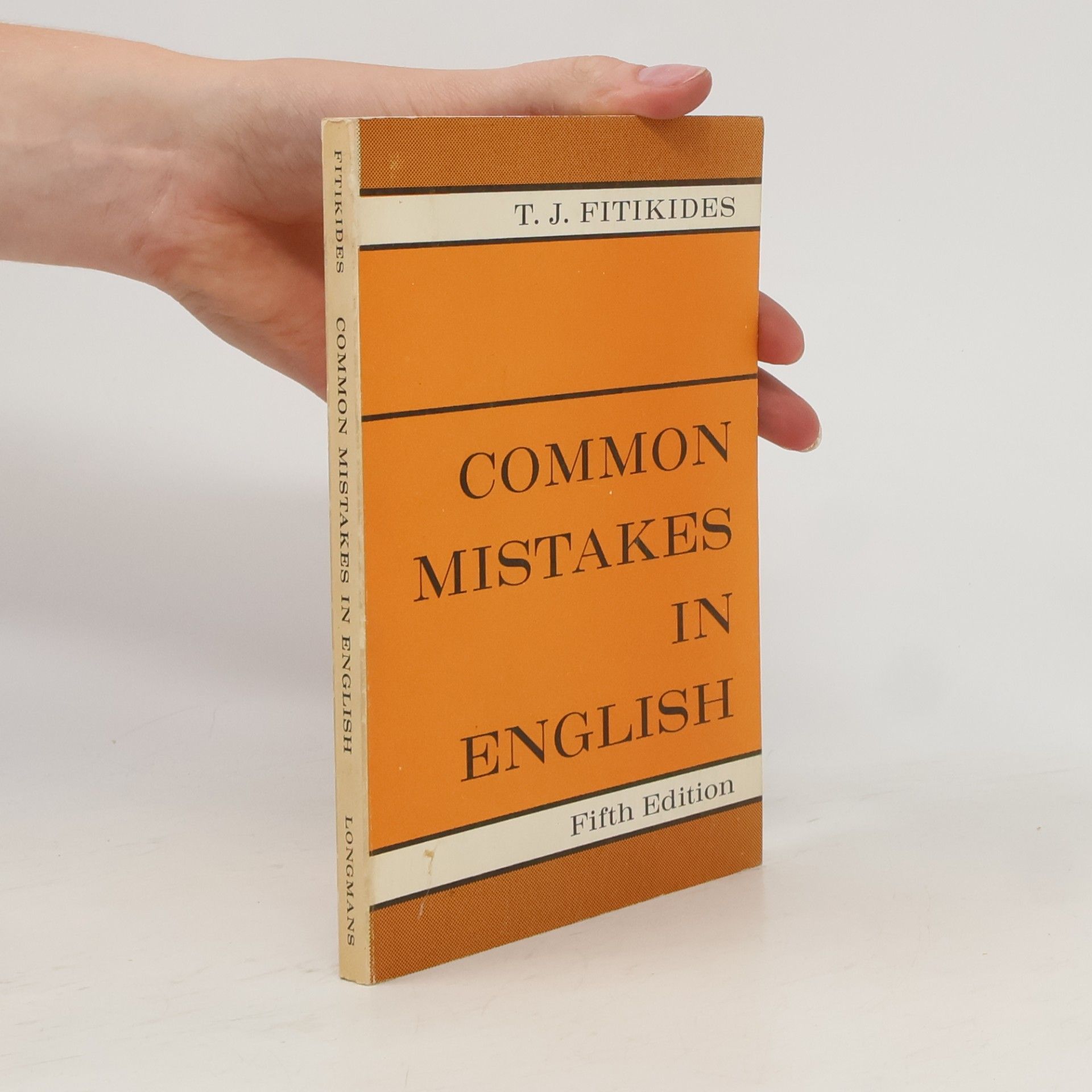Timothy John Fitikides Common Mistakes in English with Exercises