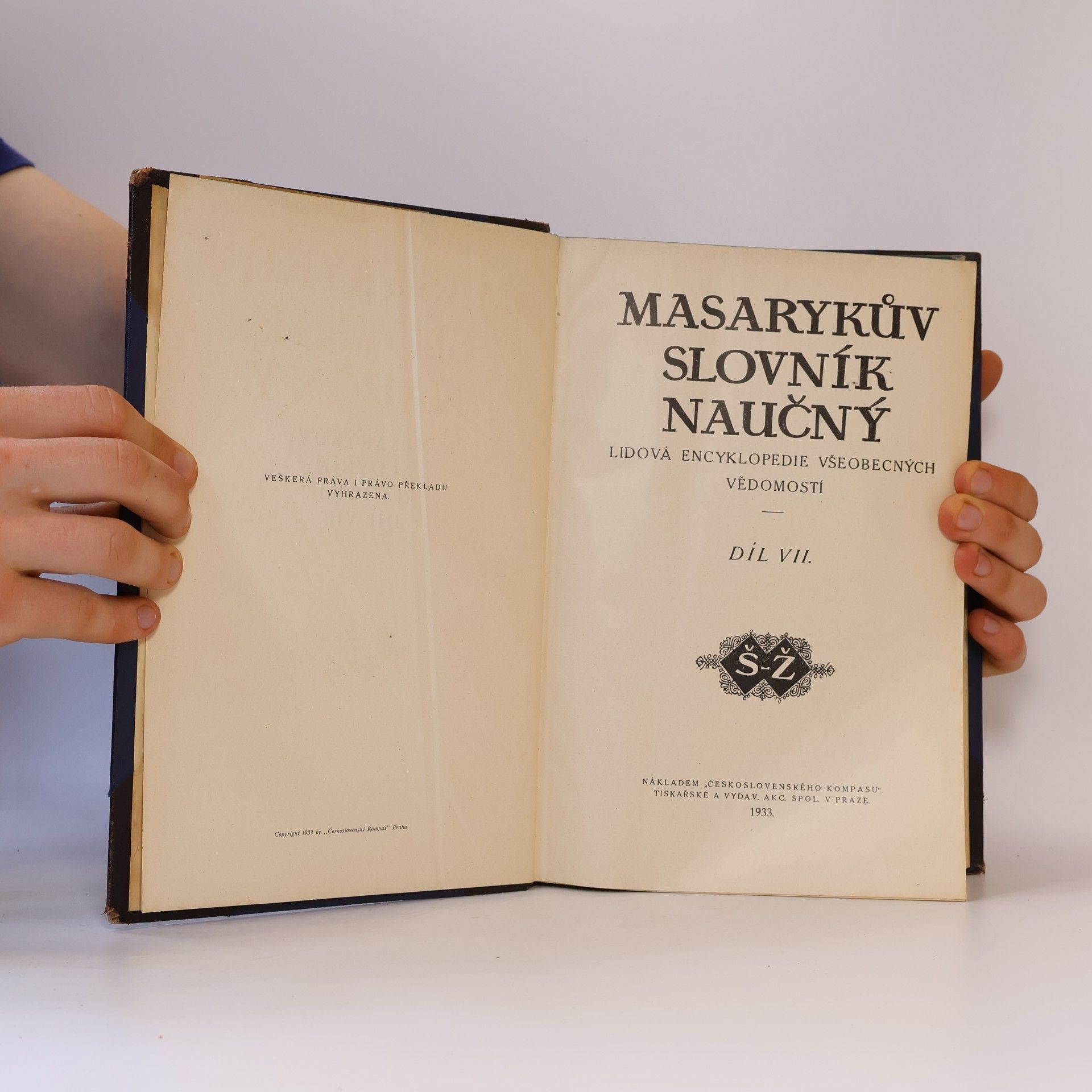 Kolektív autorov Masarykův slovník naučný VII.