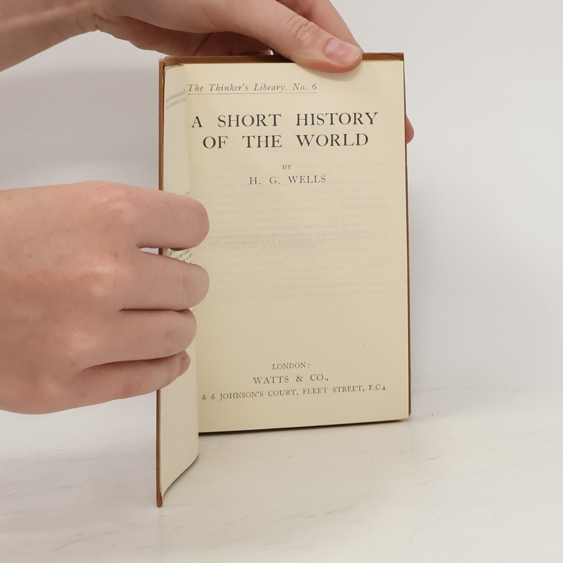 Herbert George Wells A Short History of the World
