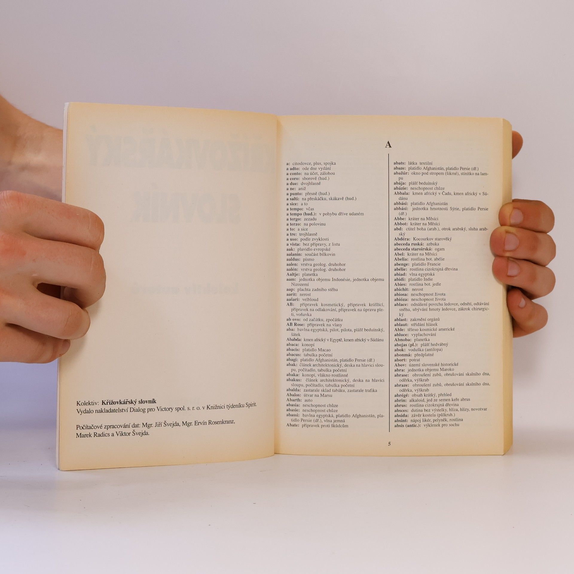 Various authors Křížovkářský slovník