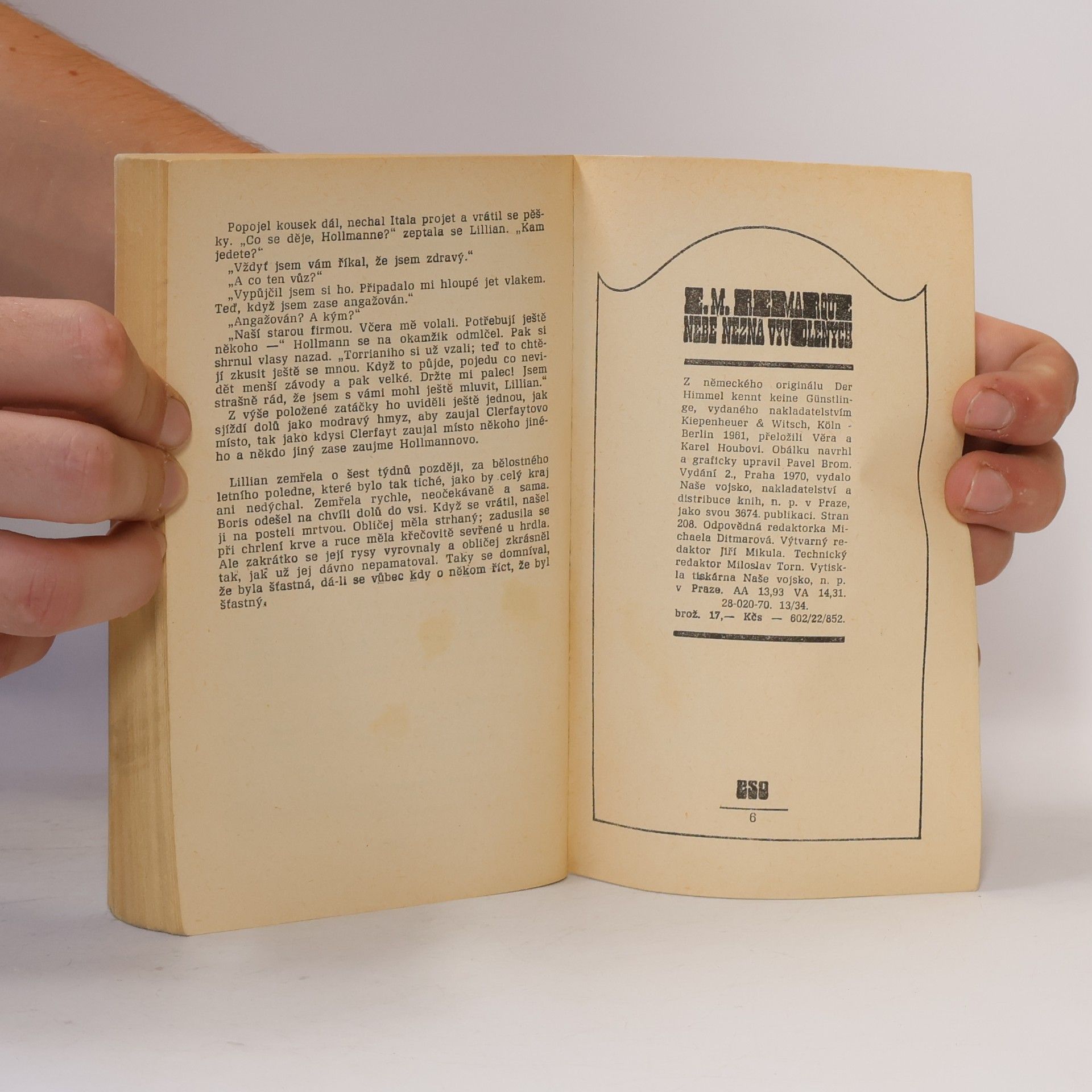 Erich Maria Remarque Nebe nezná vyvolených