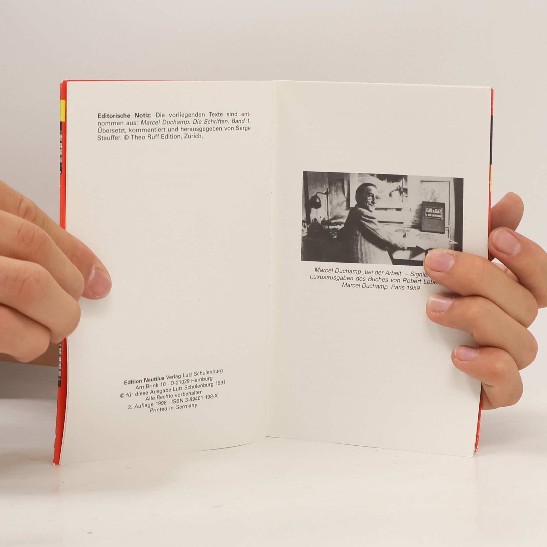 Marcel Duchamp Der kreative Akt