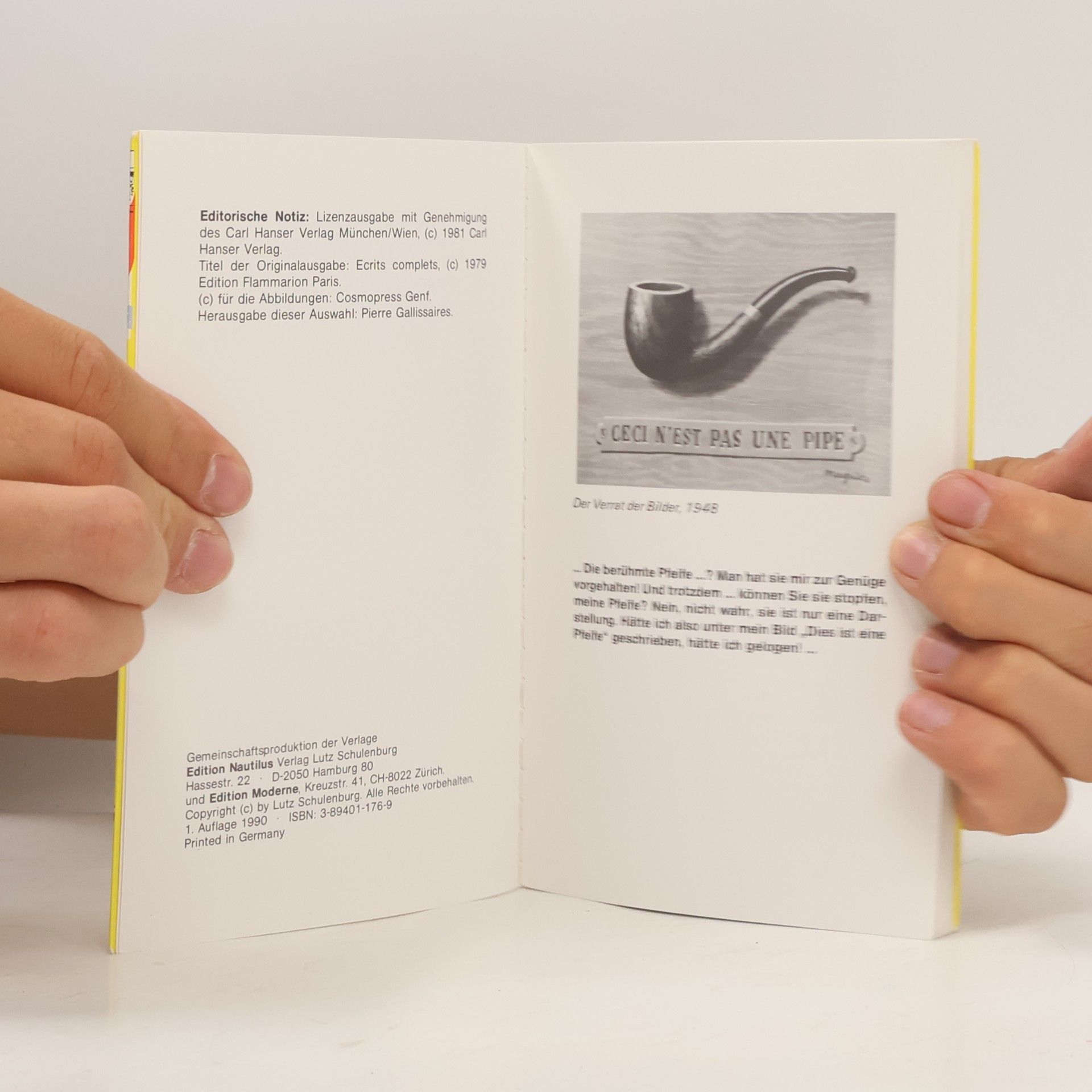 René Magritte Dies ist kein Buch