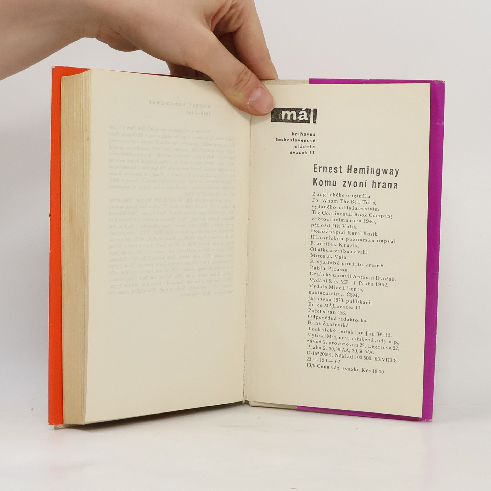 Ernest Hemingway Komu zvoní hrana