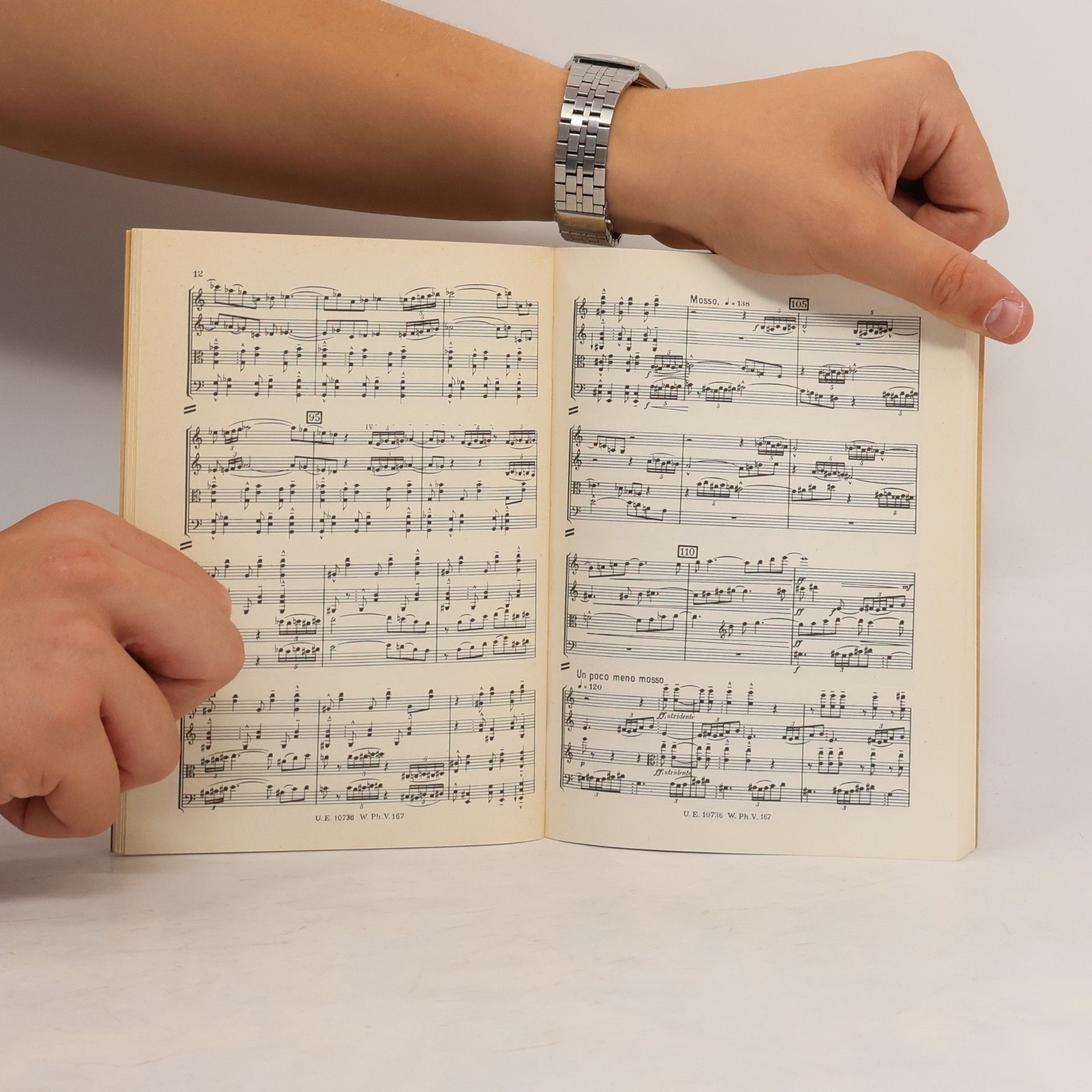 Béla Bartók Streichquartett v V. Vonésnégyes Ve quatuor a cordes