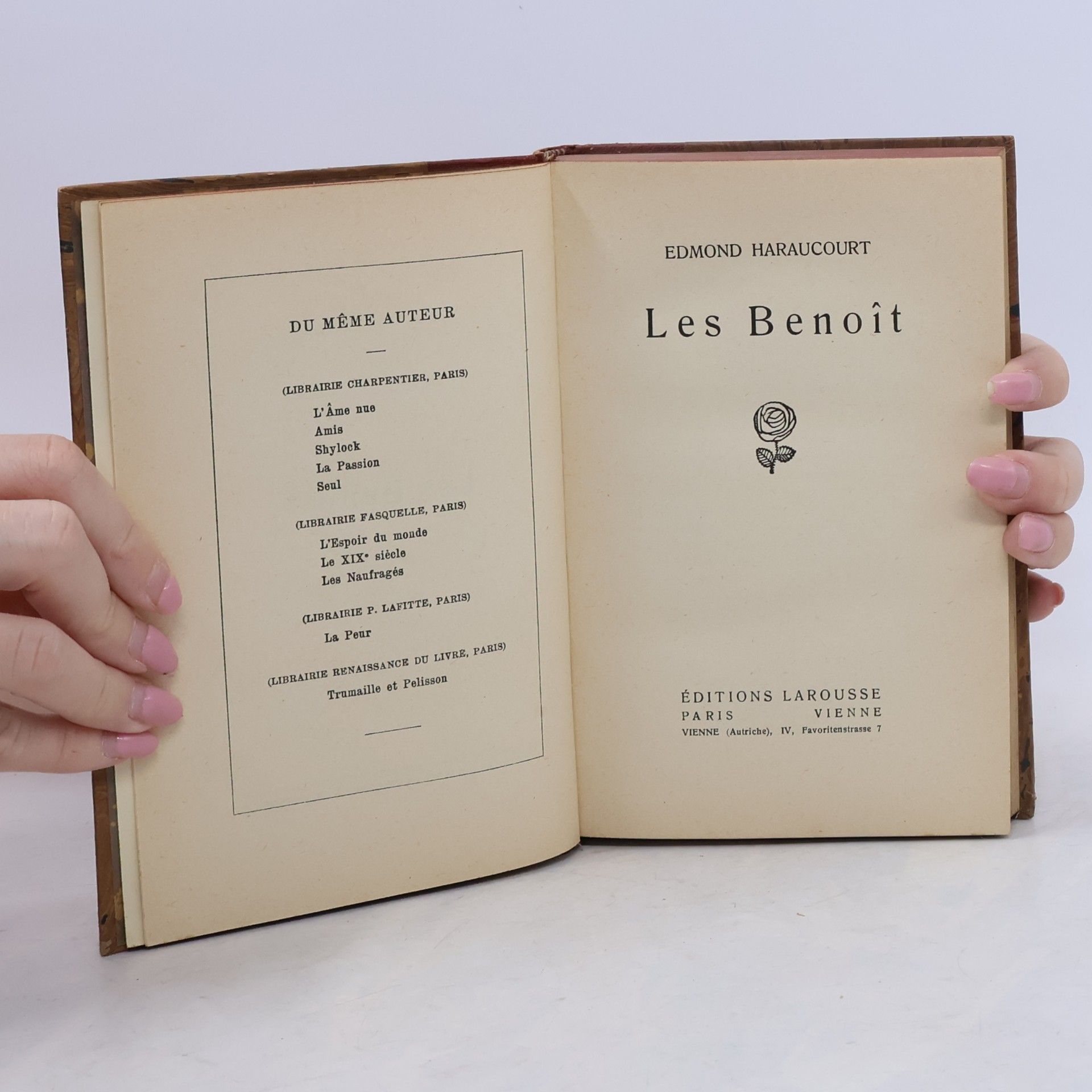 Edmond Haraucourt Les Benoit