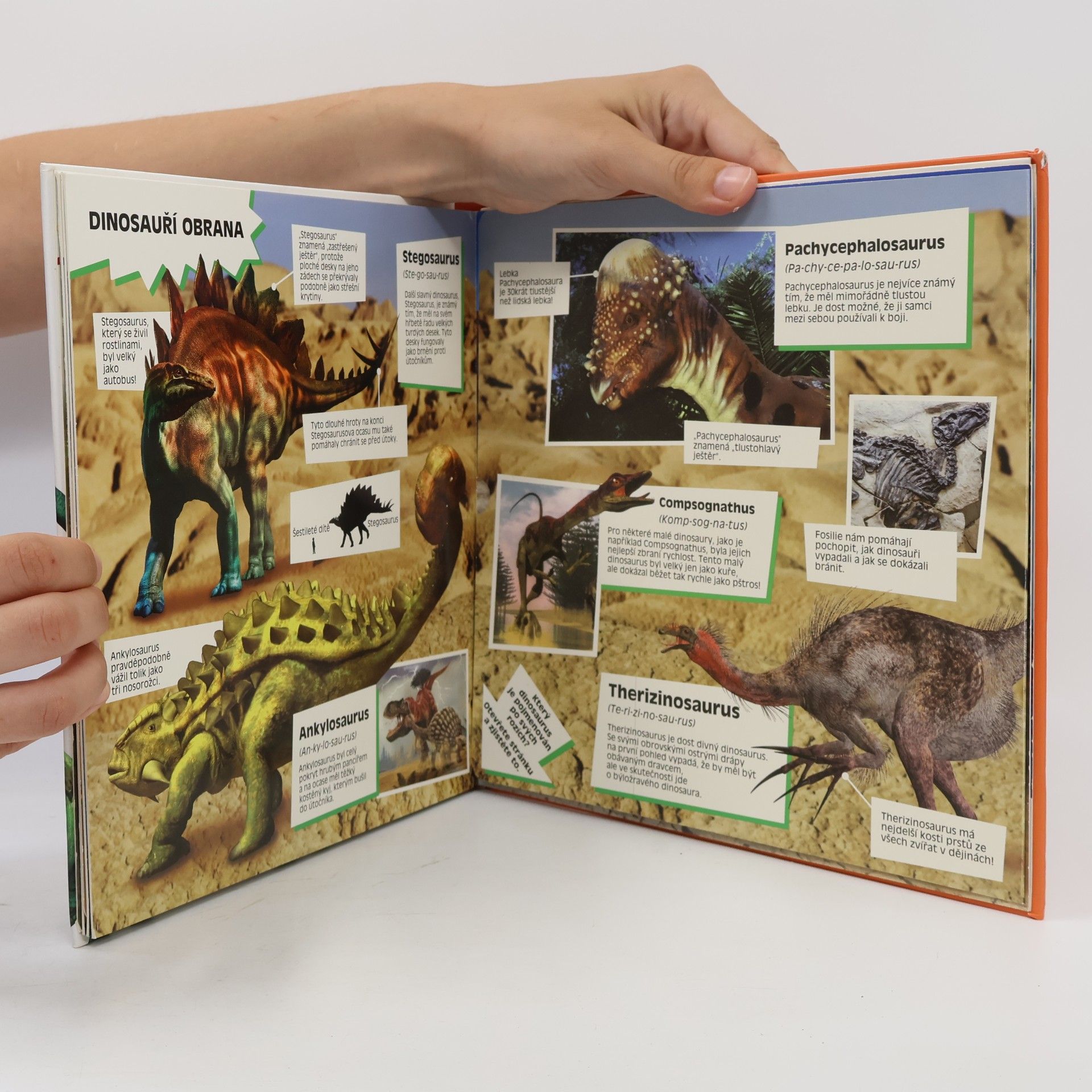Marek Kurta Úžasní dinosauři : velké rozkládací strany plné faktů