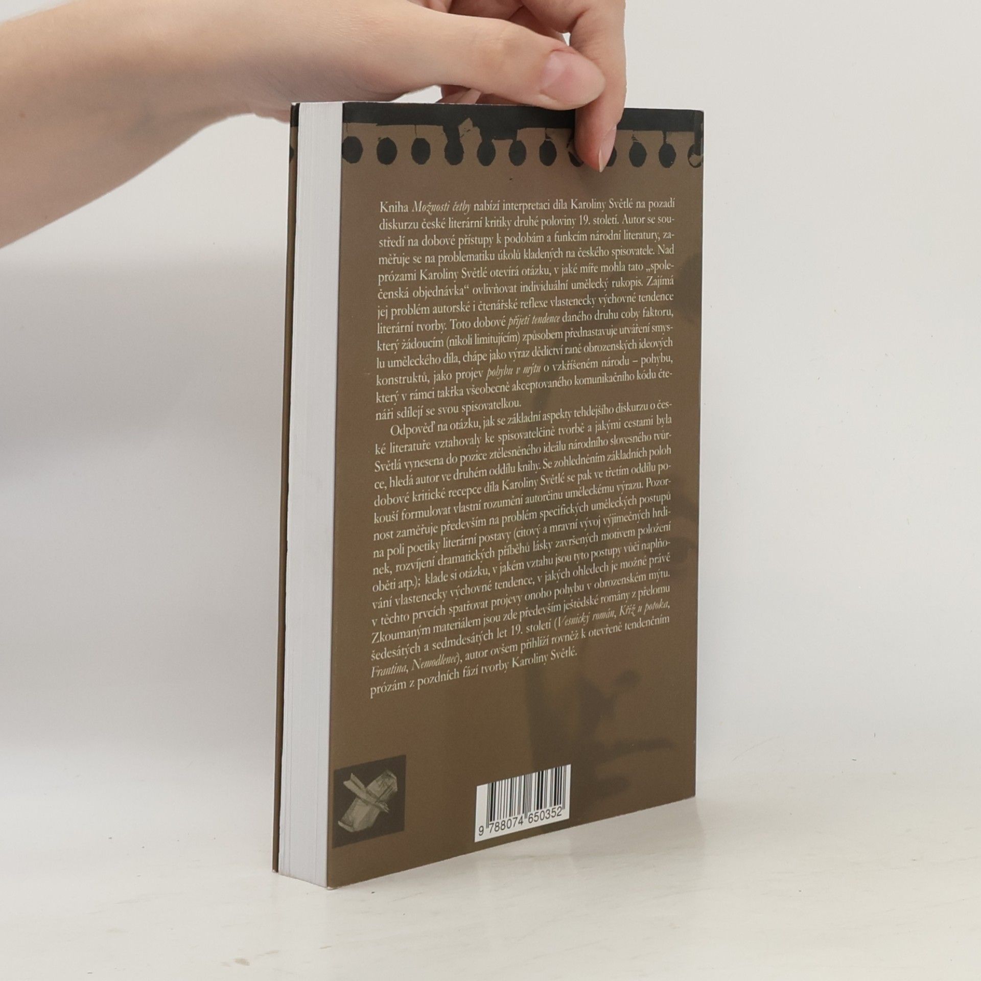 Ivo Říha Možnosti četby - Karolina Světlá v diskurzu literární kritiky druhé poloviny 19. století