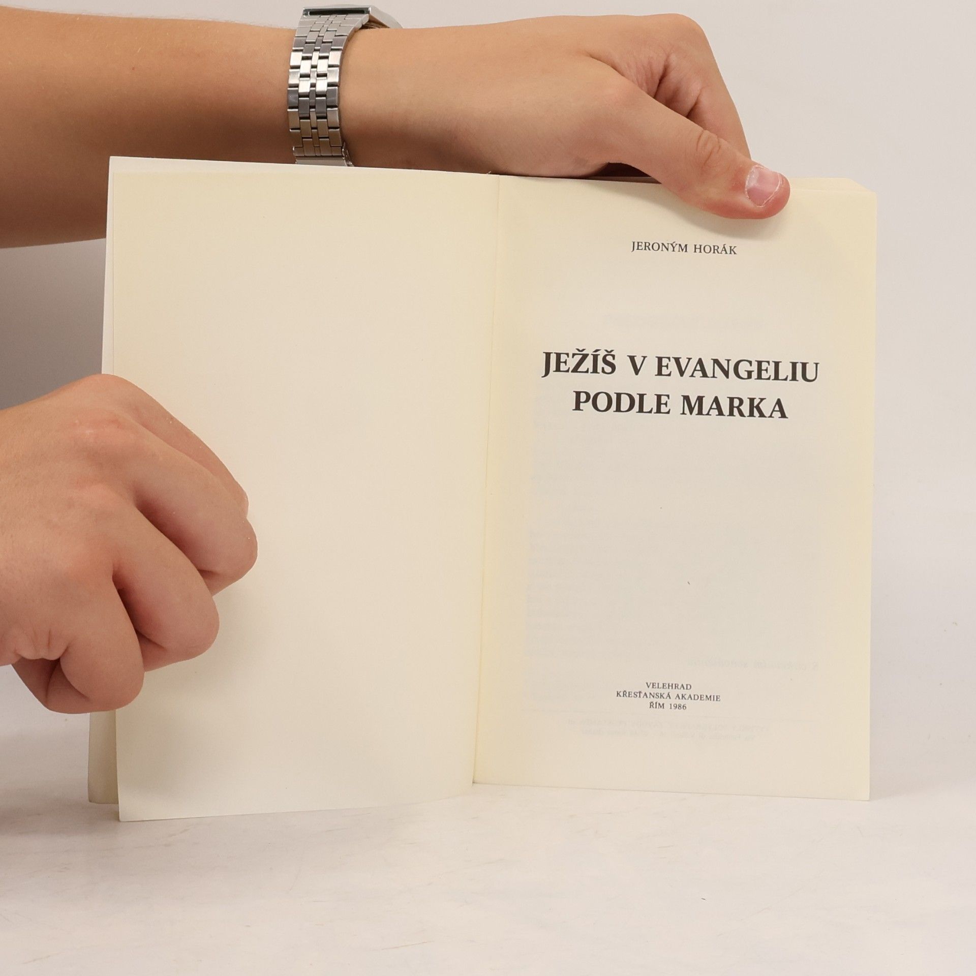 Jeroným Horák Ježíš v evangeliu podle Marka