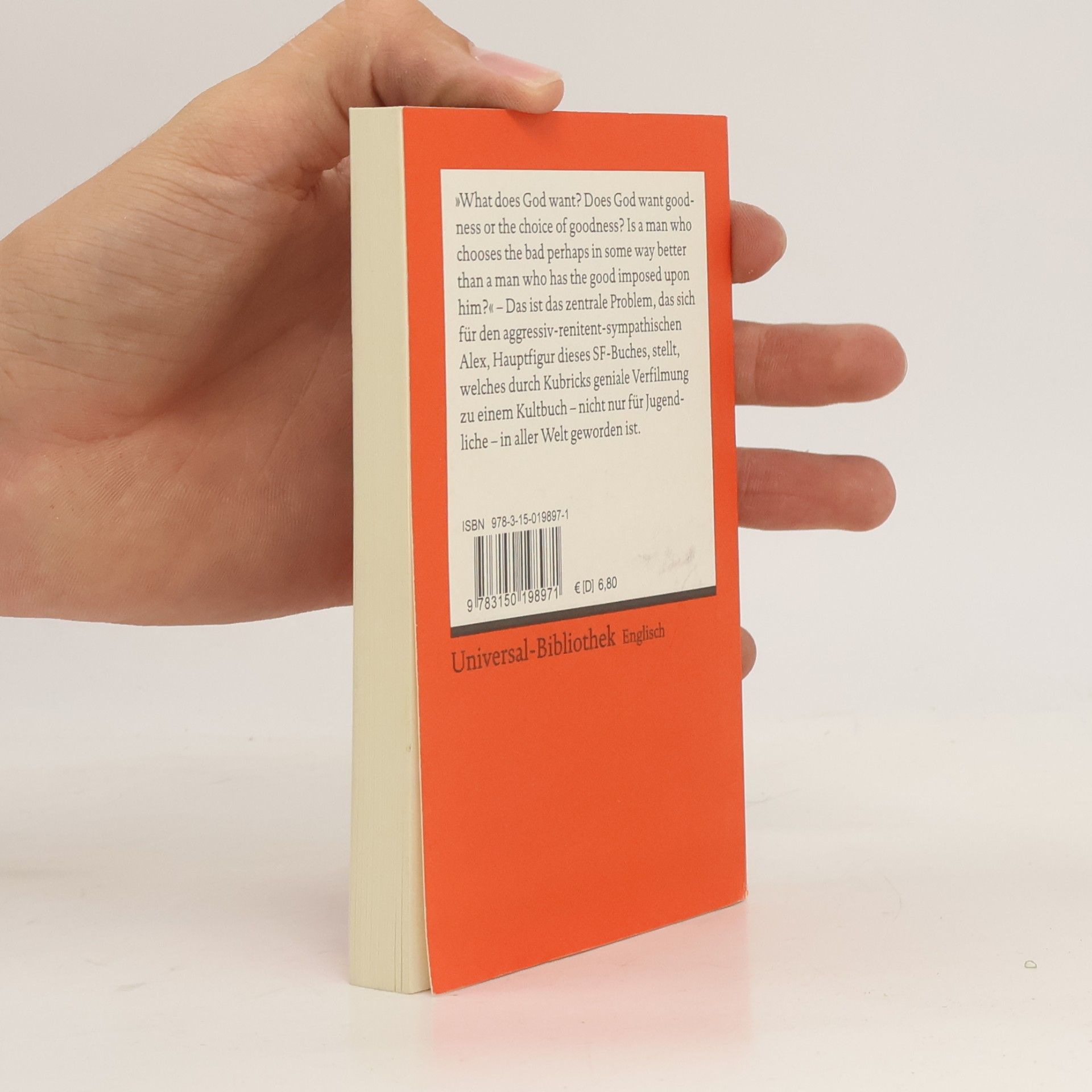 Anthony Burgess A clockwork orange