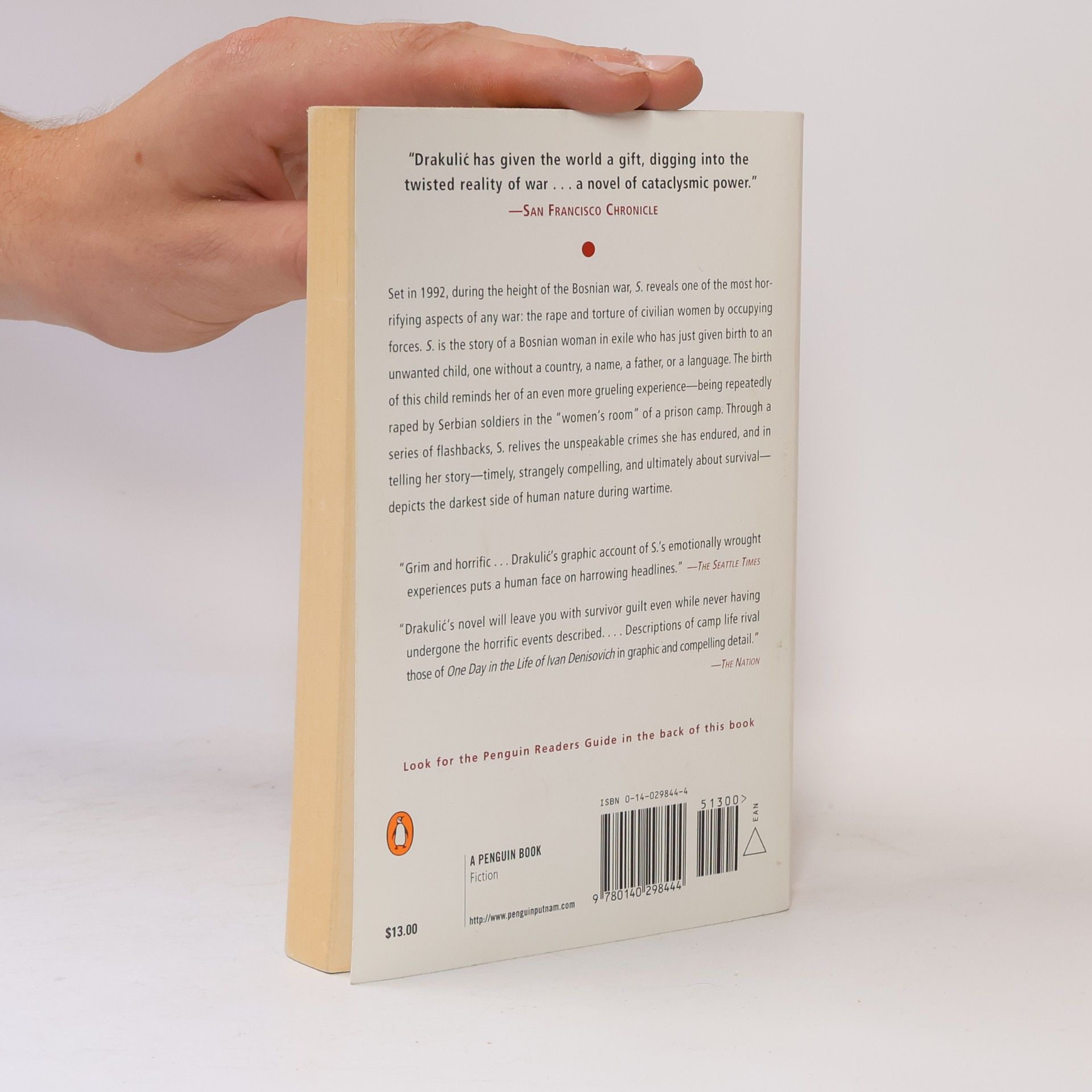 Slavenka Drakulić S. : novel about the Balkans