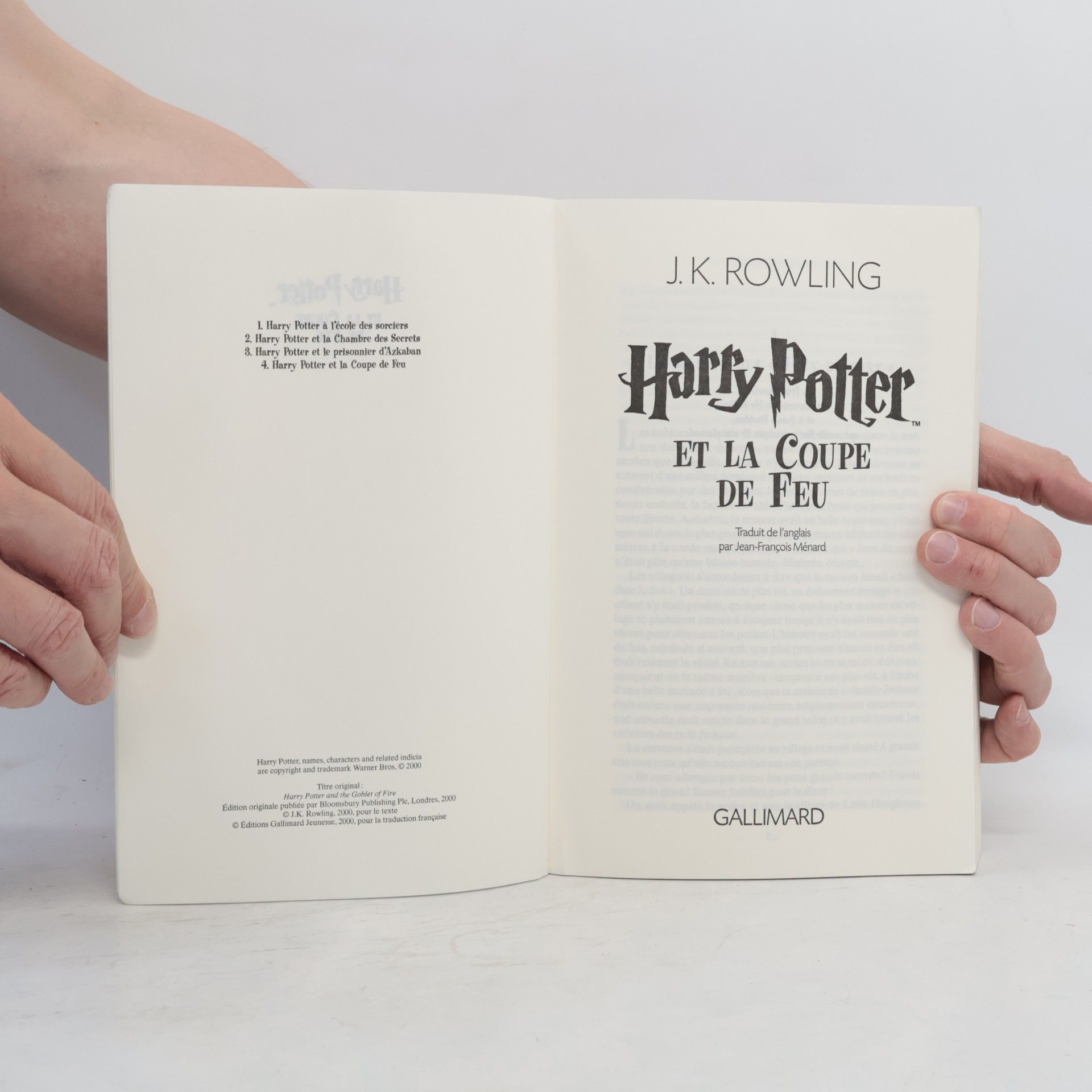 Joanne K. Rowling Harry Potter et la coupe de feu