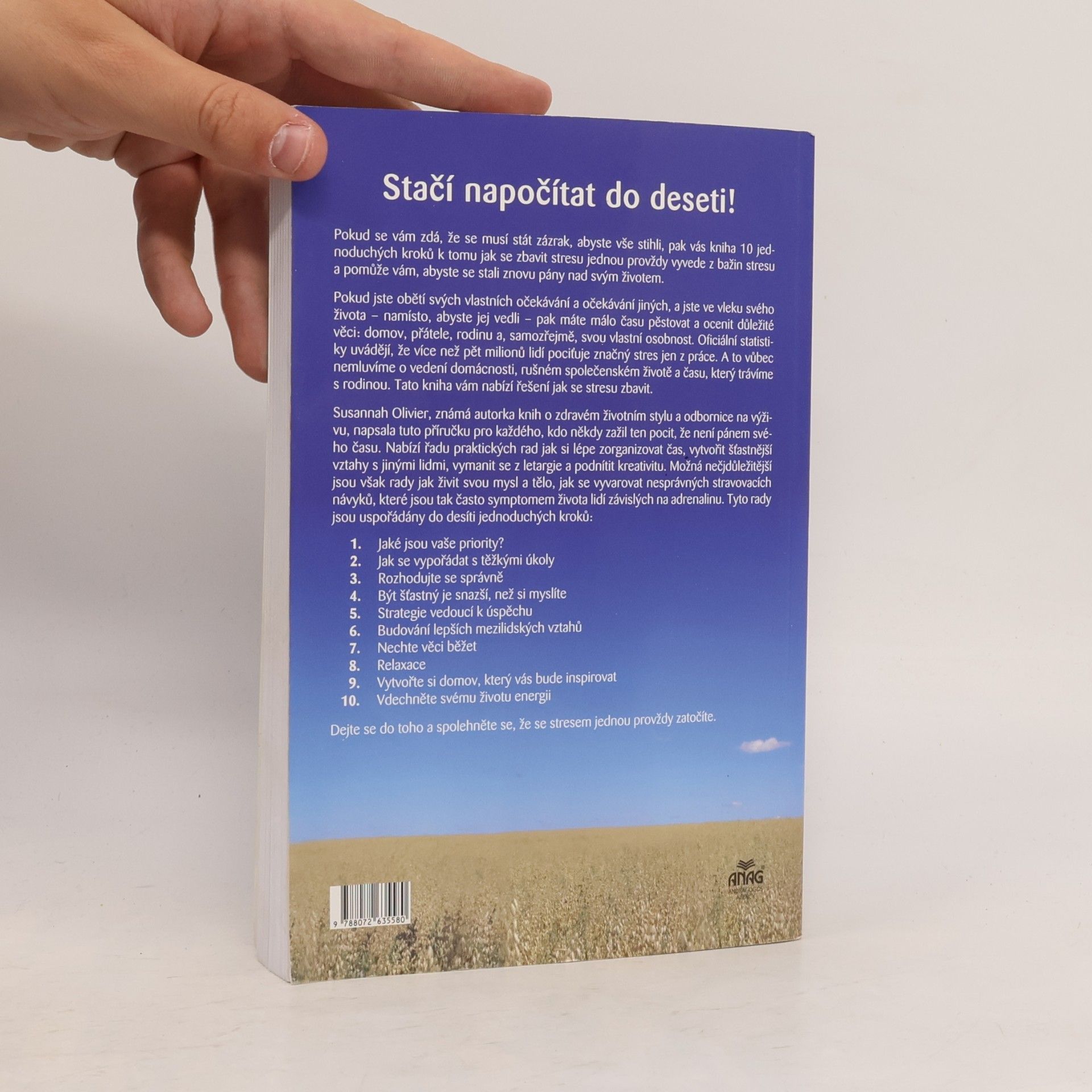 Suzannah Olivier 10 jednoduchých kroků jak se zbavit stresu jednou provždy