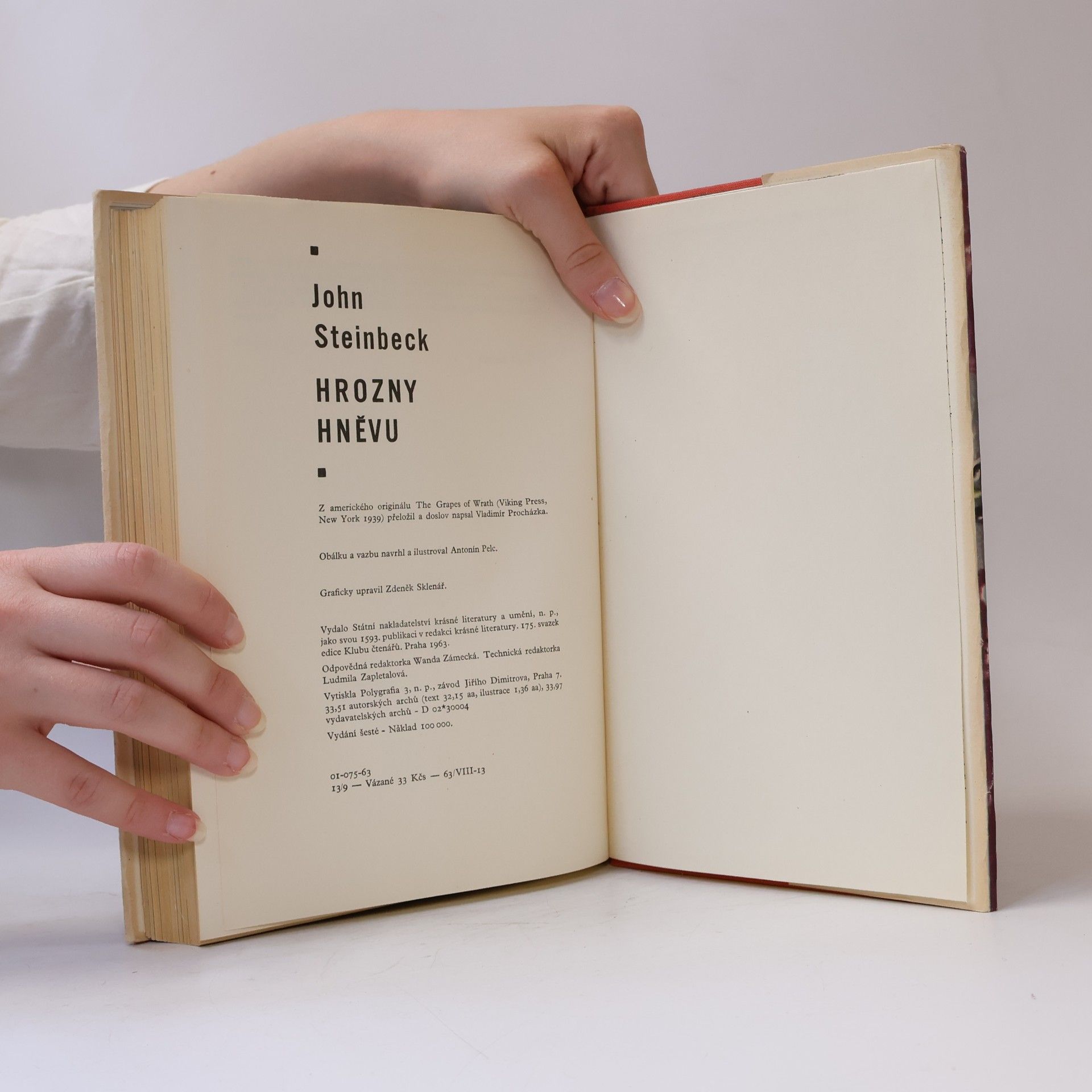 John Steinbeck Hrozny hněvu