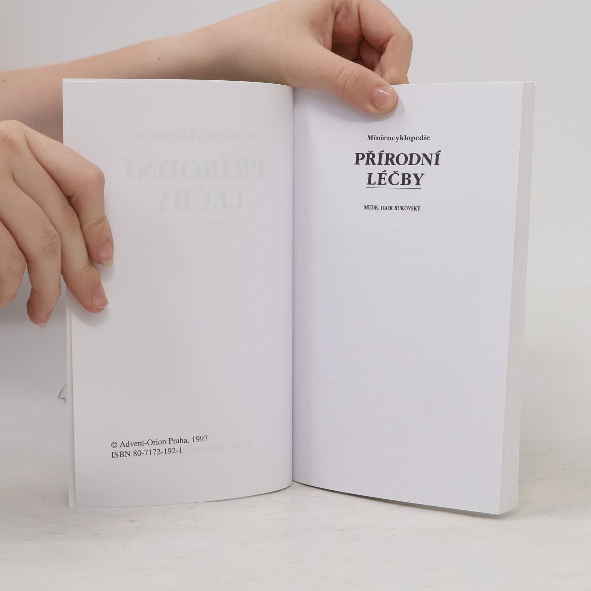 Igor Bukovský Miniencyklopedie přírodní léčby