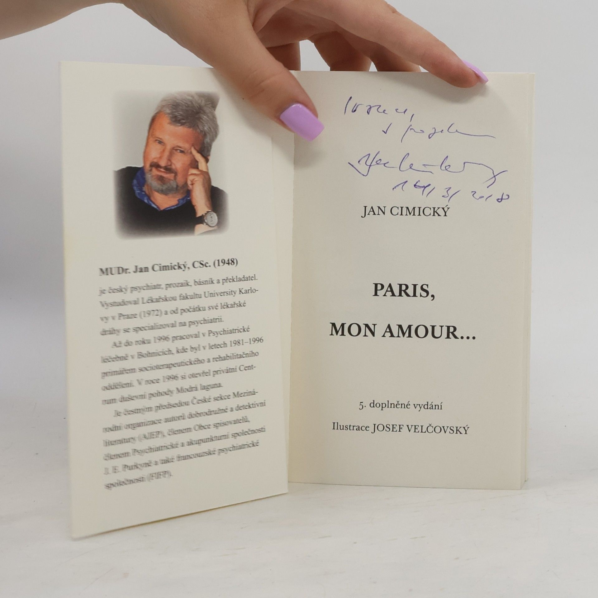 Jan Cimický Paris mon Amour