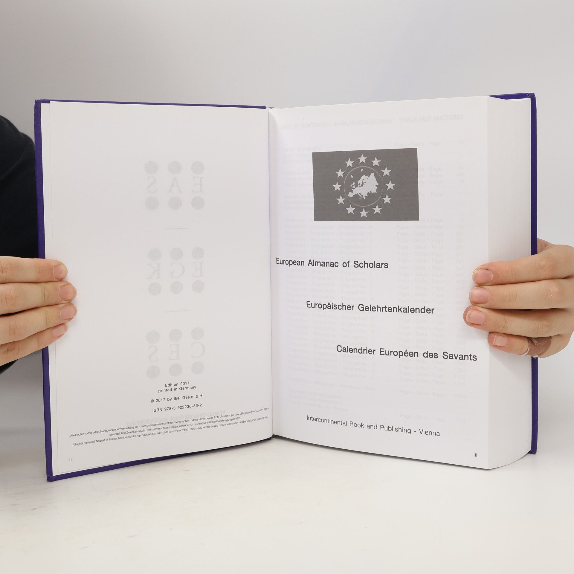 IBP European Almanac of Scholars