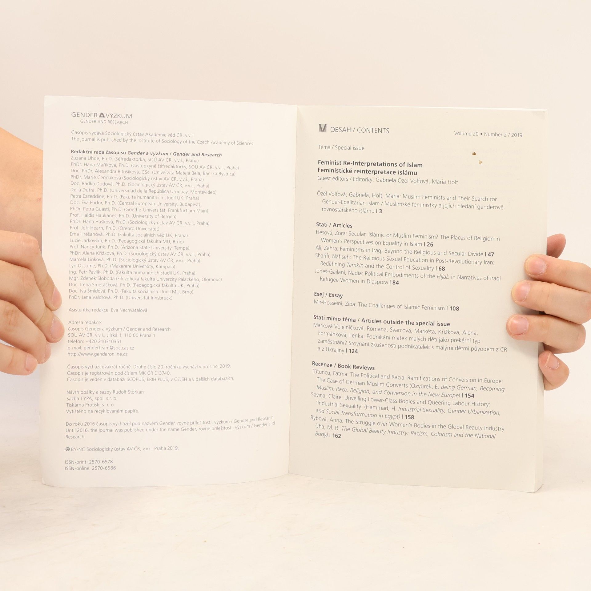 Autorenkollektiv Gender a výzkum. Gender and Research 20. 2/2019