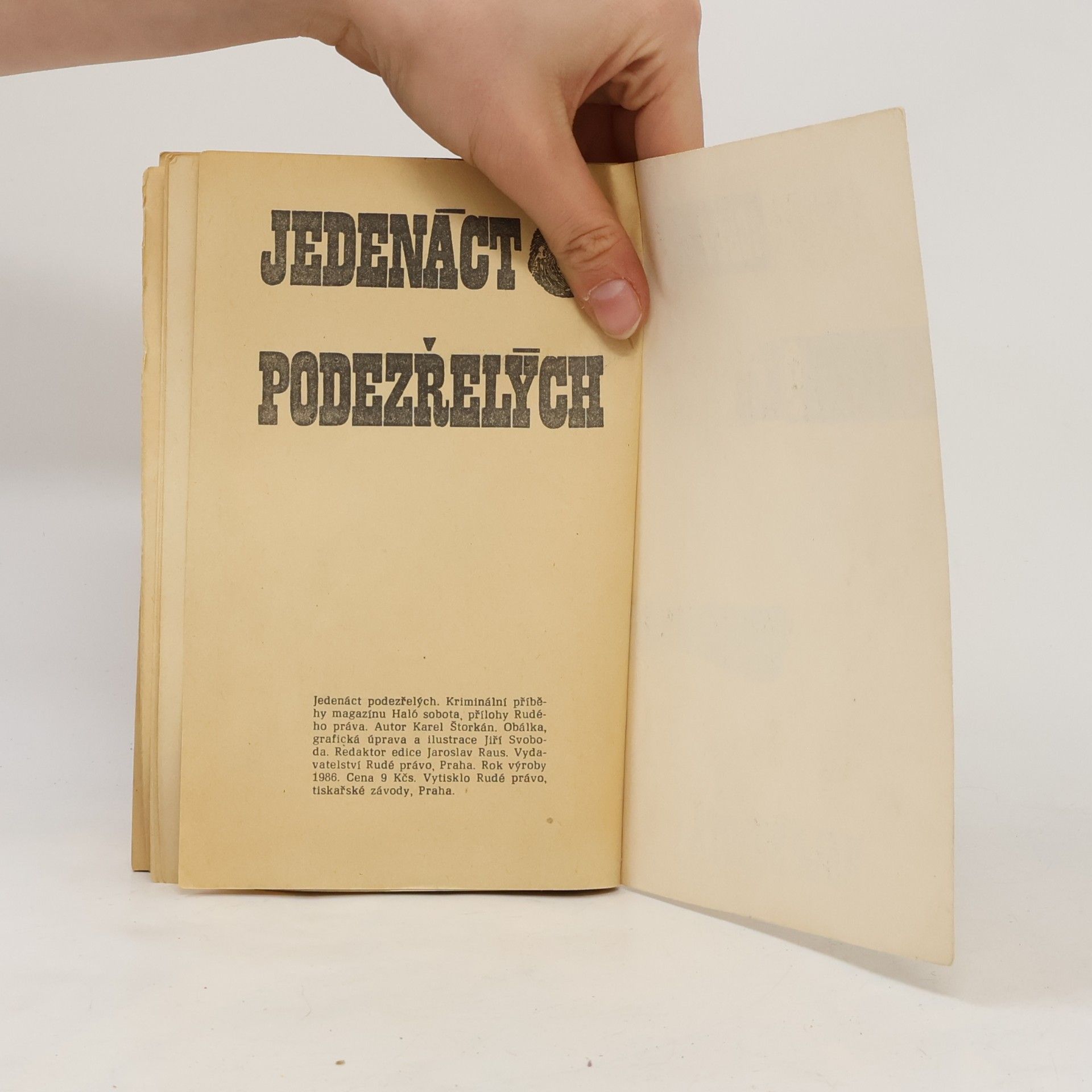 Karel Štorkán Jedenáct podezřelých