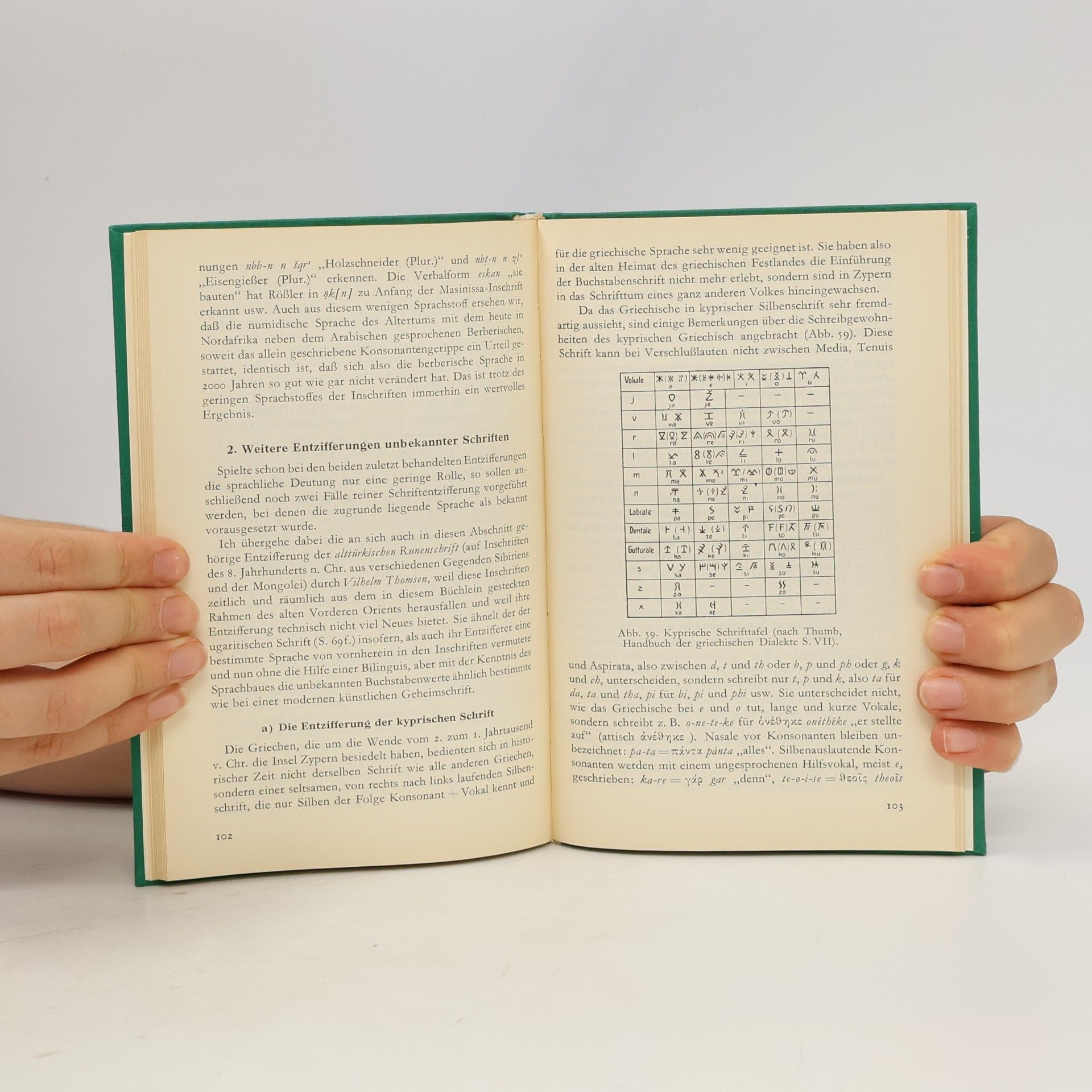 J. Friedrich Entzifferung verschollener Schriften und Sprachen