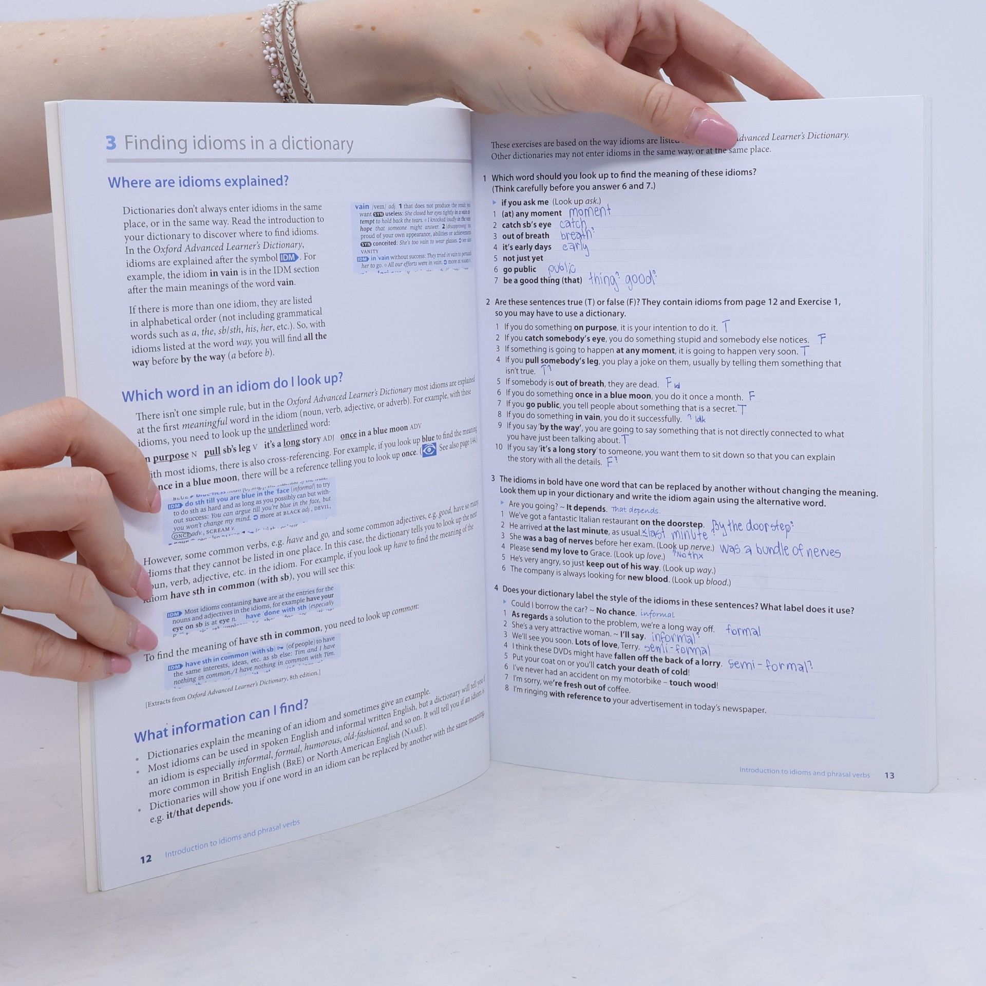 Ruth Gairns Idioms and phrasal verbs : intermediate