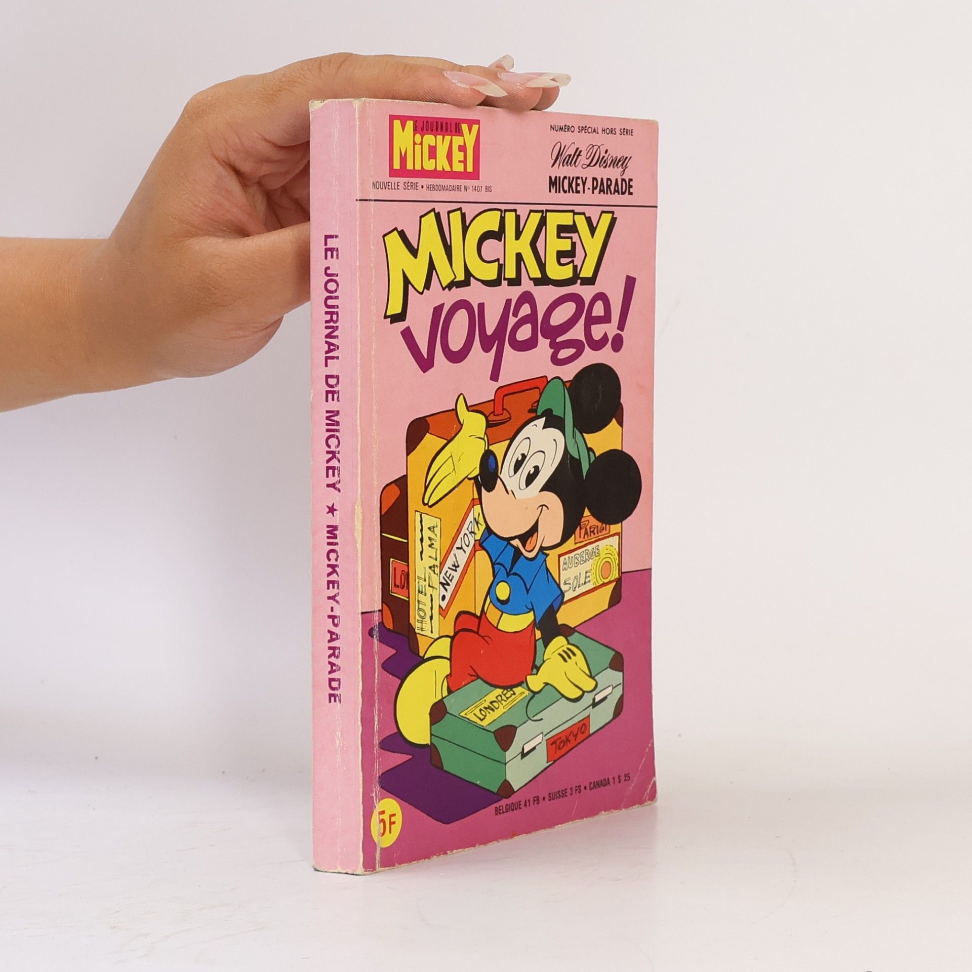 Autorenkollektiv Le journal de Mickey 1407. Mickey voyage!
