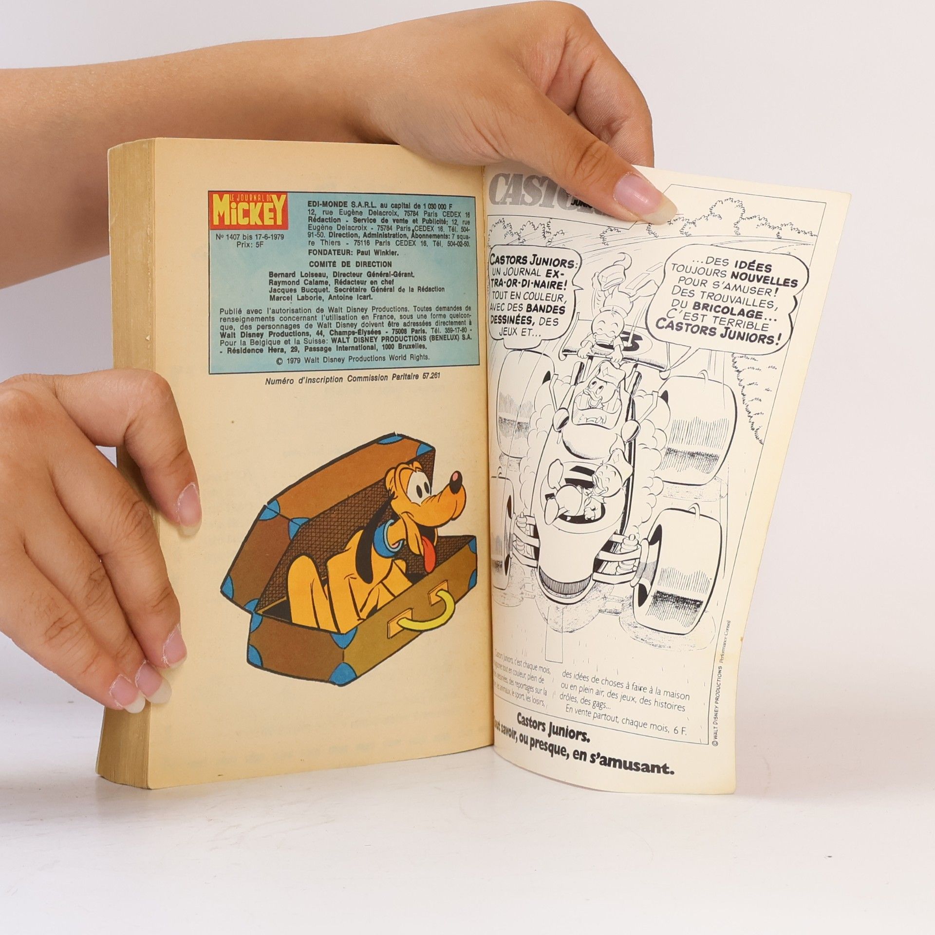 Autorenkollektiv Le journal de Mickey 1407. Mickey voyage!