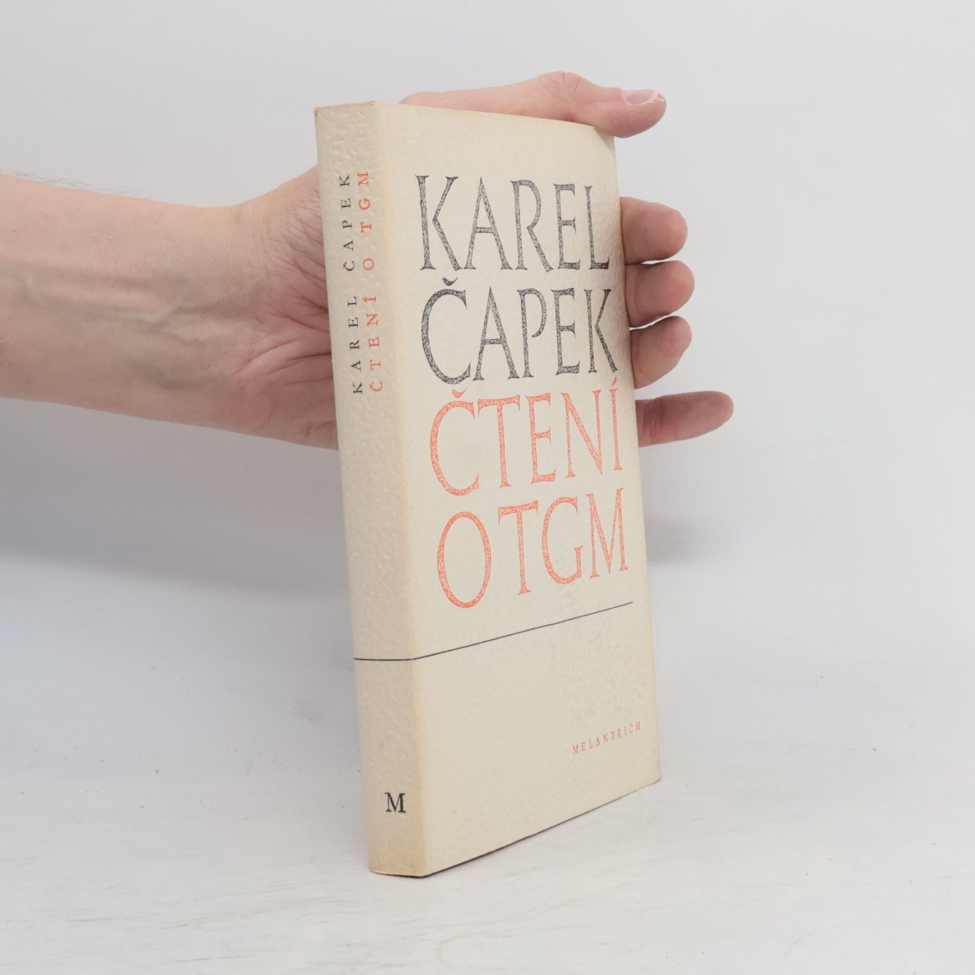Karel Čapek Čtení o T. G. Masarykovi
