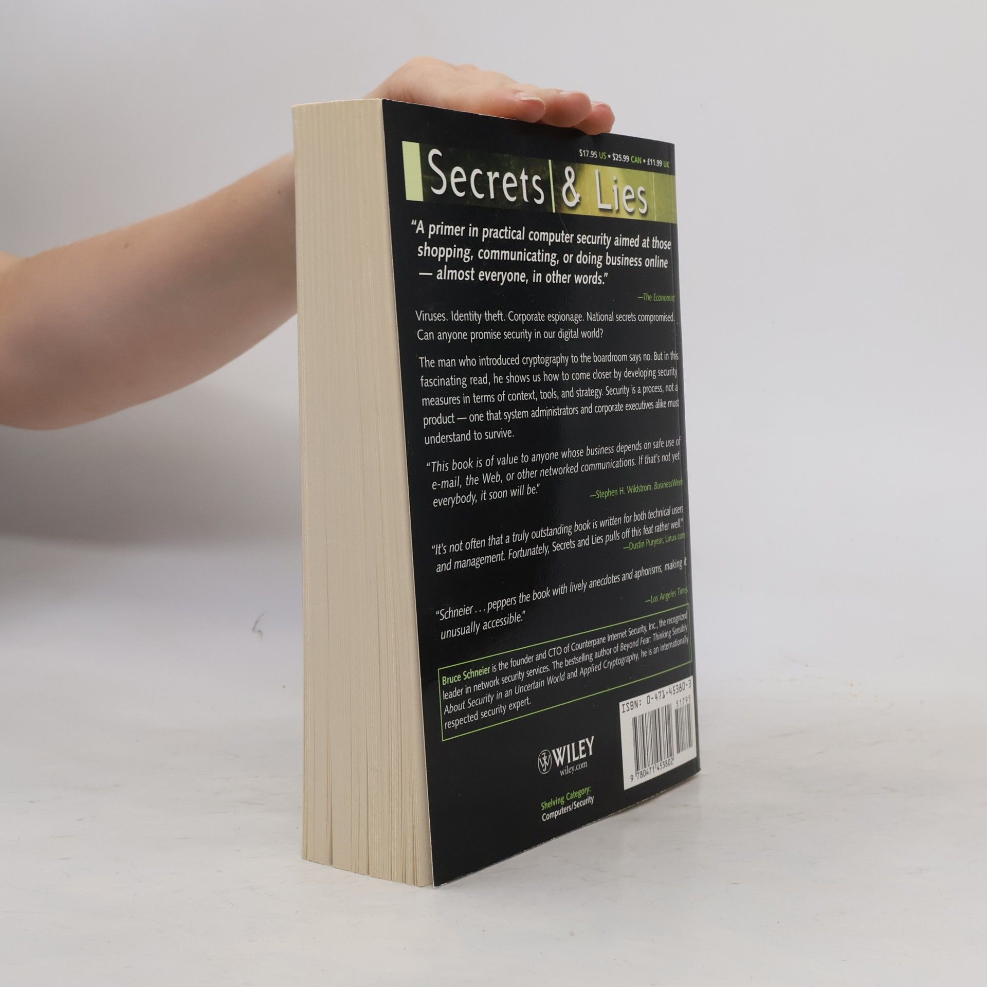 Bruce Schneier Secrets and lies : digital security in a networked world