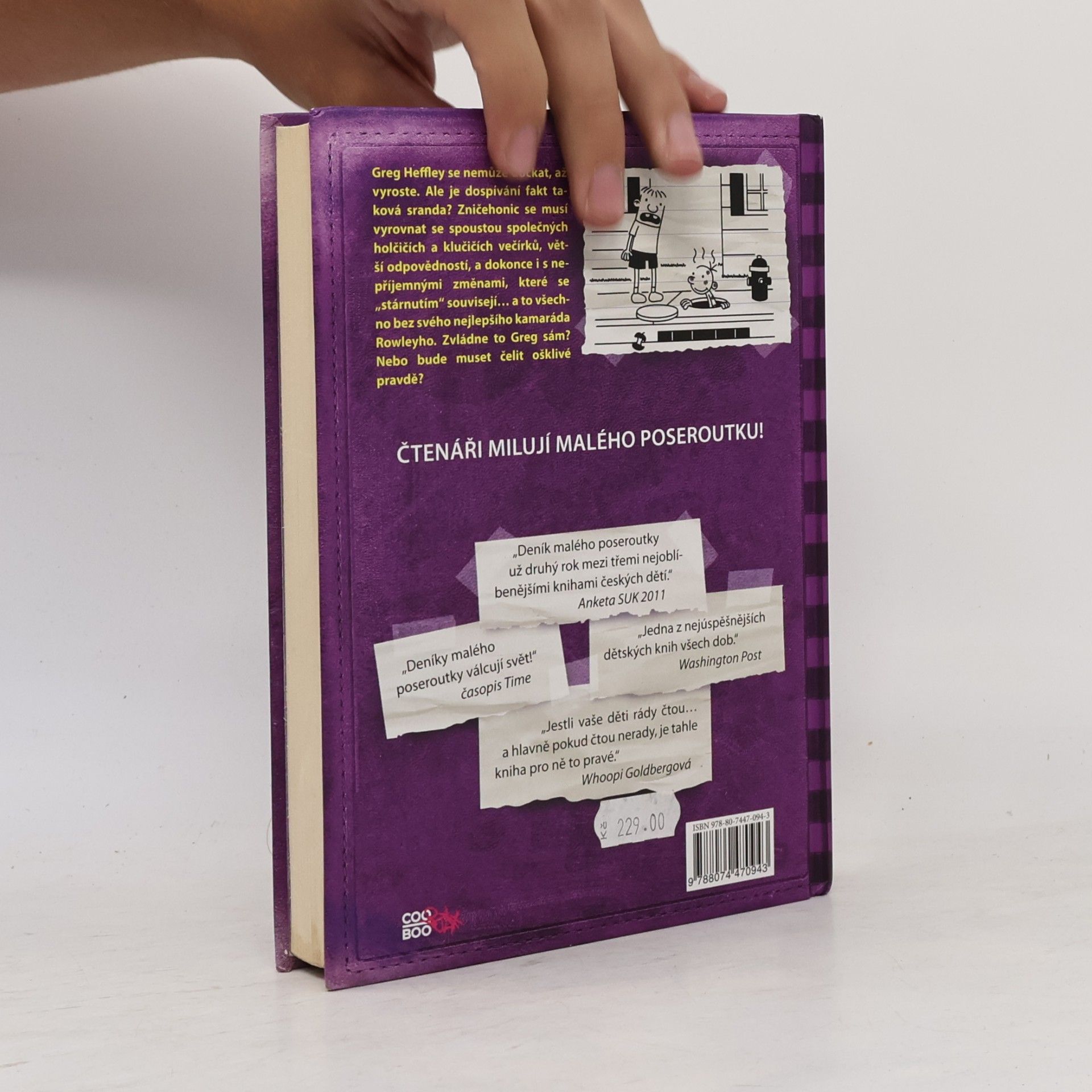 Jeff Kinney Deník malého poseroutky 5. Ošklivá pravda