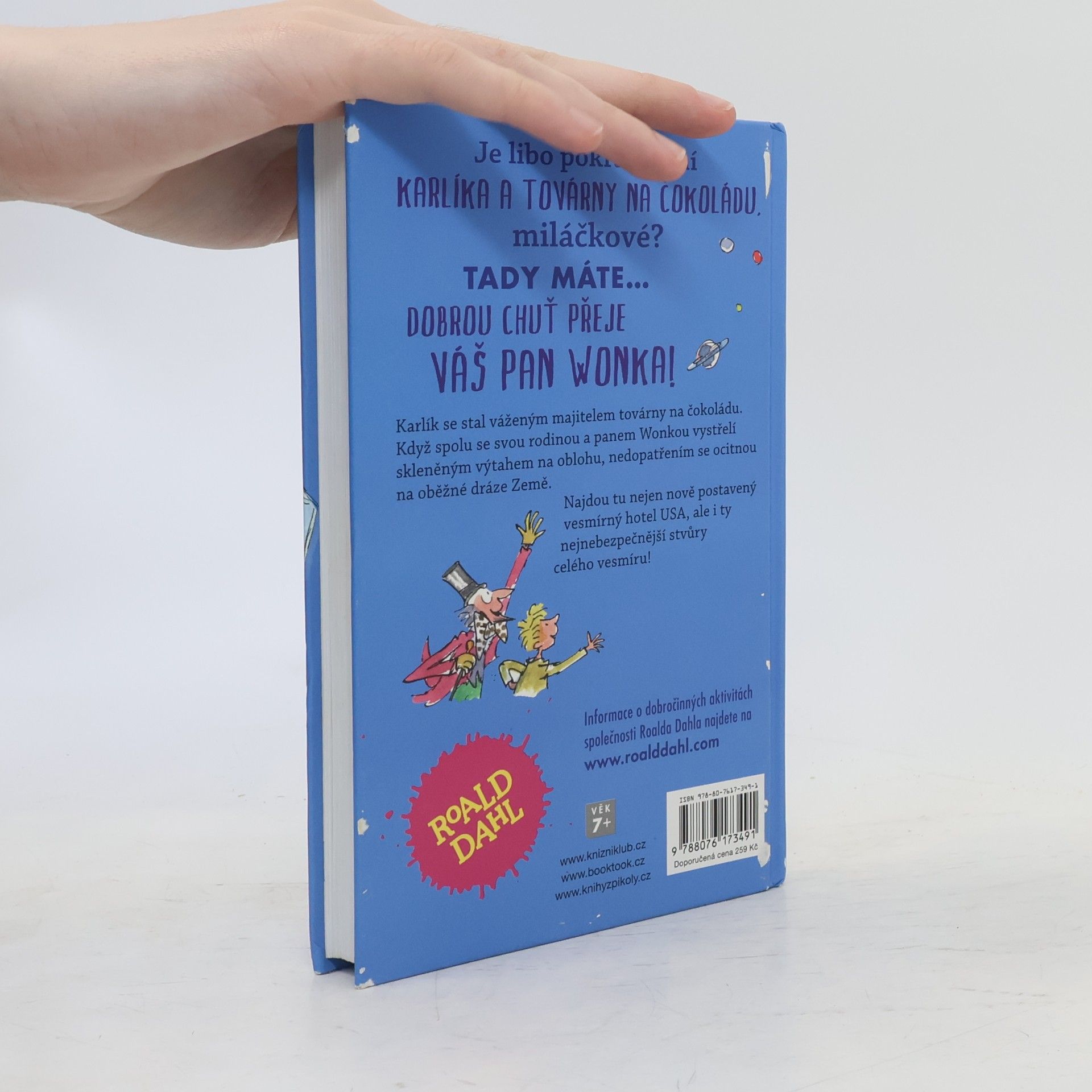 Roald Dahl Karlík a velký skleněný výtah